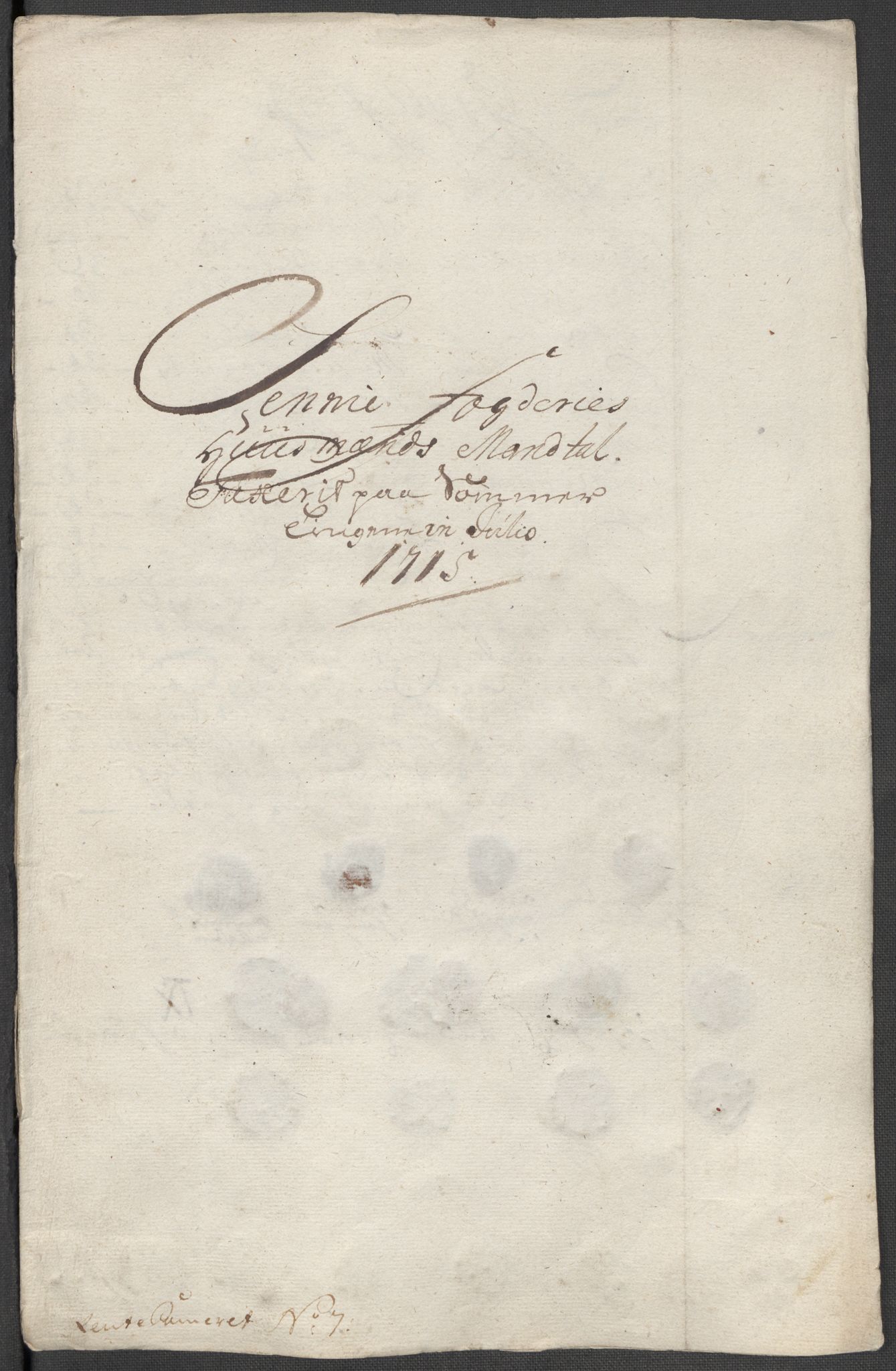 Rentekammeret inntil 1814, Reviderte regnskaper, Fogderegnskap, RA/EA-4092/R68/L4761: Fogderegnskap Senja og Troms, 1715, p. 83