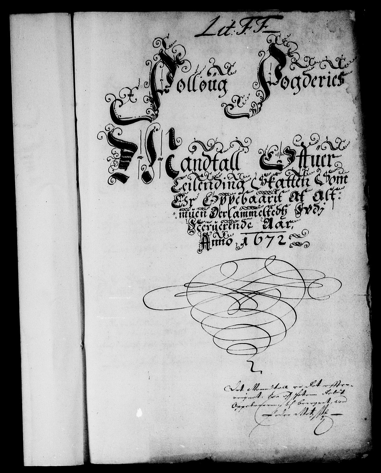 Rentekammeret inntil 1814, Reviderte regnskaper, Stiftamtstueregnskaper, Landkommissariatet på Akershus og Akershus stiftamt, AV/RA-EA-5869/R/Rb/L0084: Akershus stiftamt, 1672