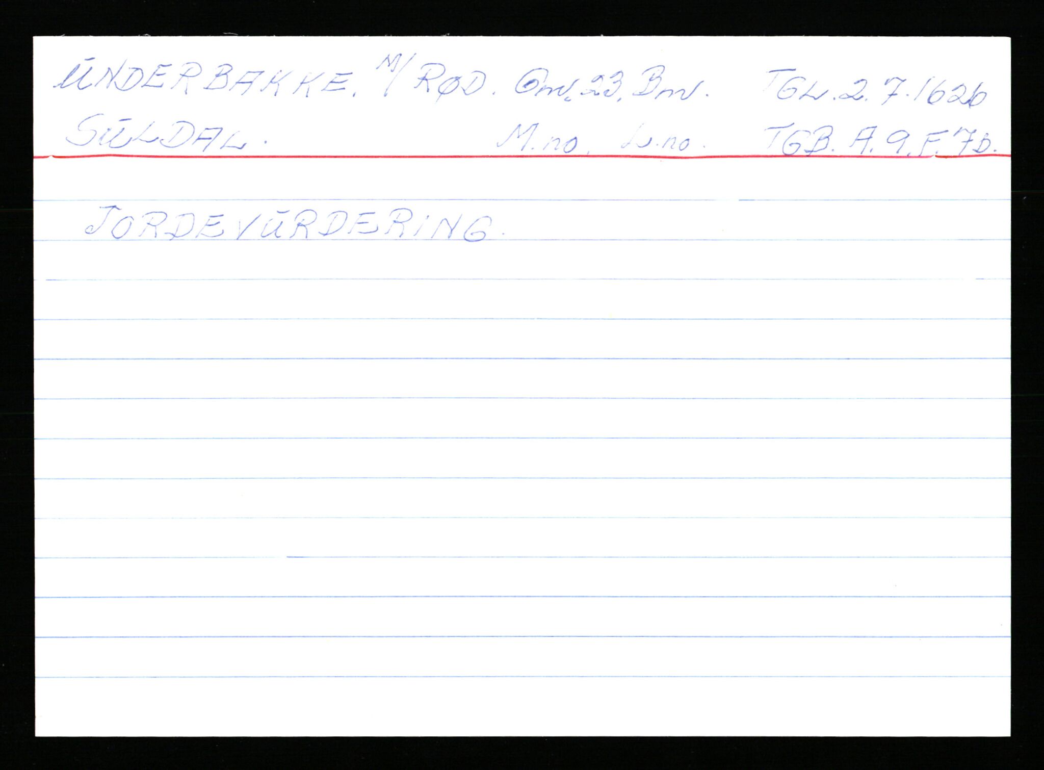 Statsarkivet i Stavanger, AV/SAST-A-101971/03/Y/Ym/L0063: Åstedskort sortert etter gårdsnavn: Tørsdal - Utstein kloster, 1600-1950, p. 498