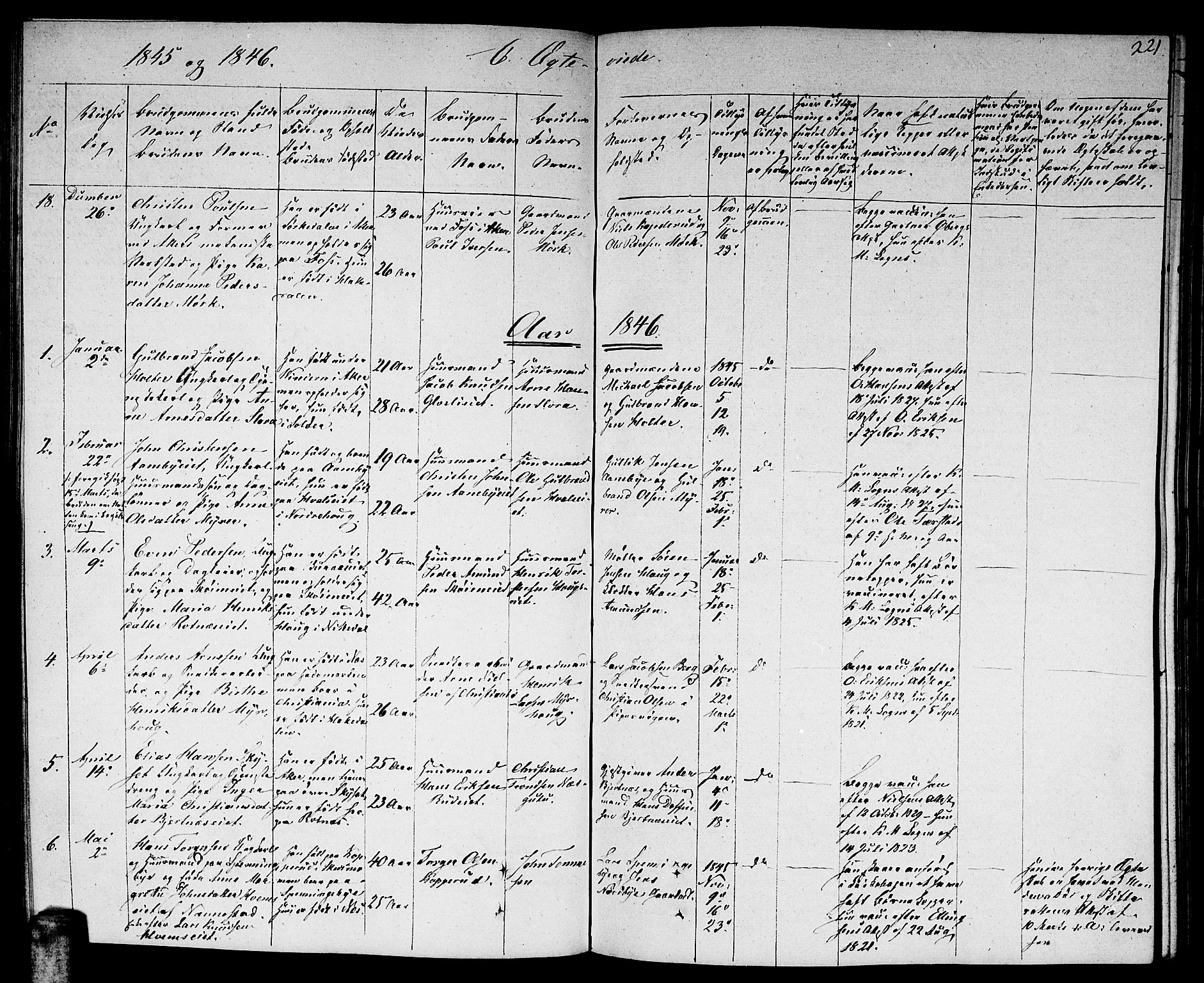 Nittedal prestekontor Kirkebøker, SAO/A-10365a/F/Fa/L0004: Parish register (official) no. I 4, 1836-1849, p. 221