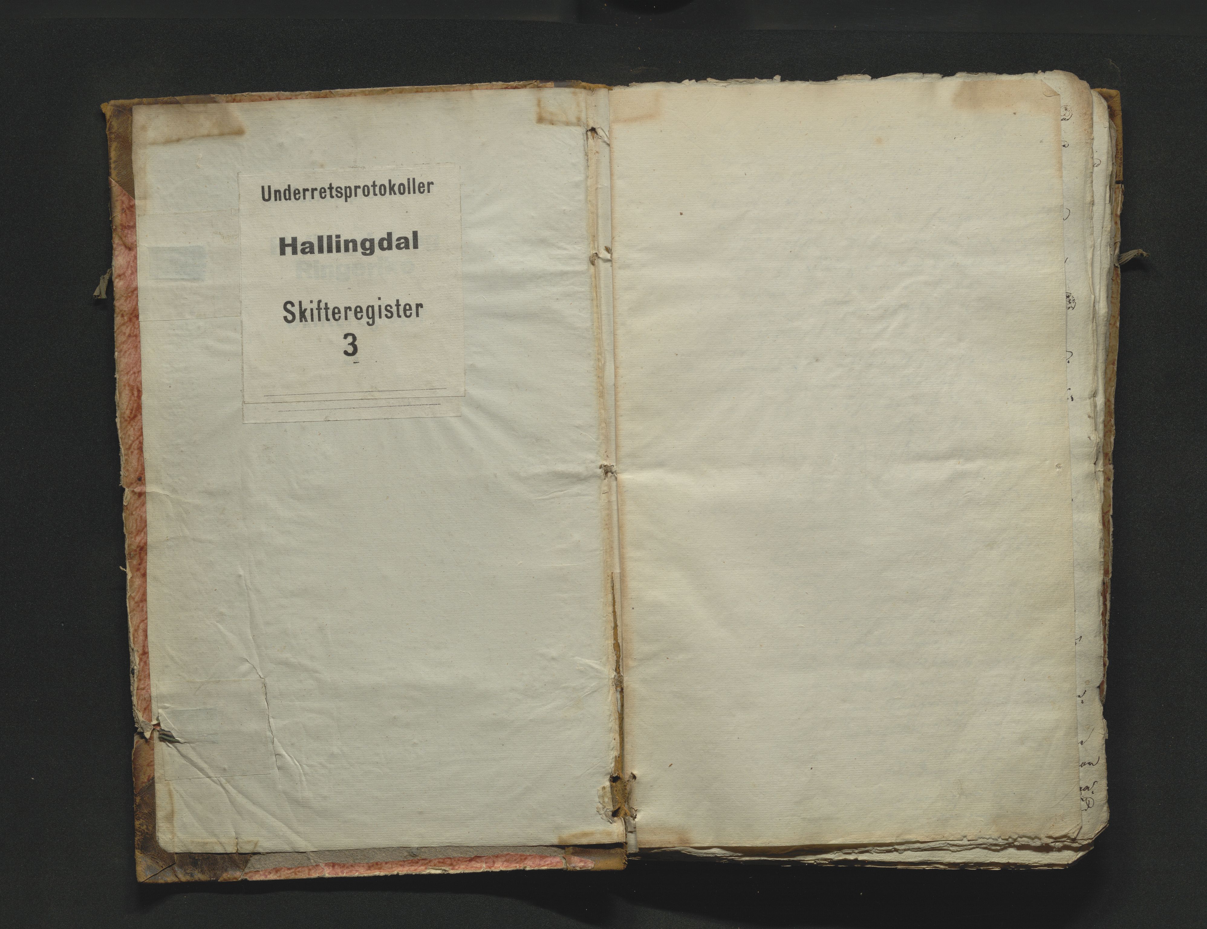 Hallingdal sorenskriveri, SAKO/A-121/H/Hb/Hbb/Hbba/L0003: Skifteregistreringsprotokoll, Sorenskriveriet, 1830