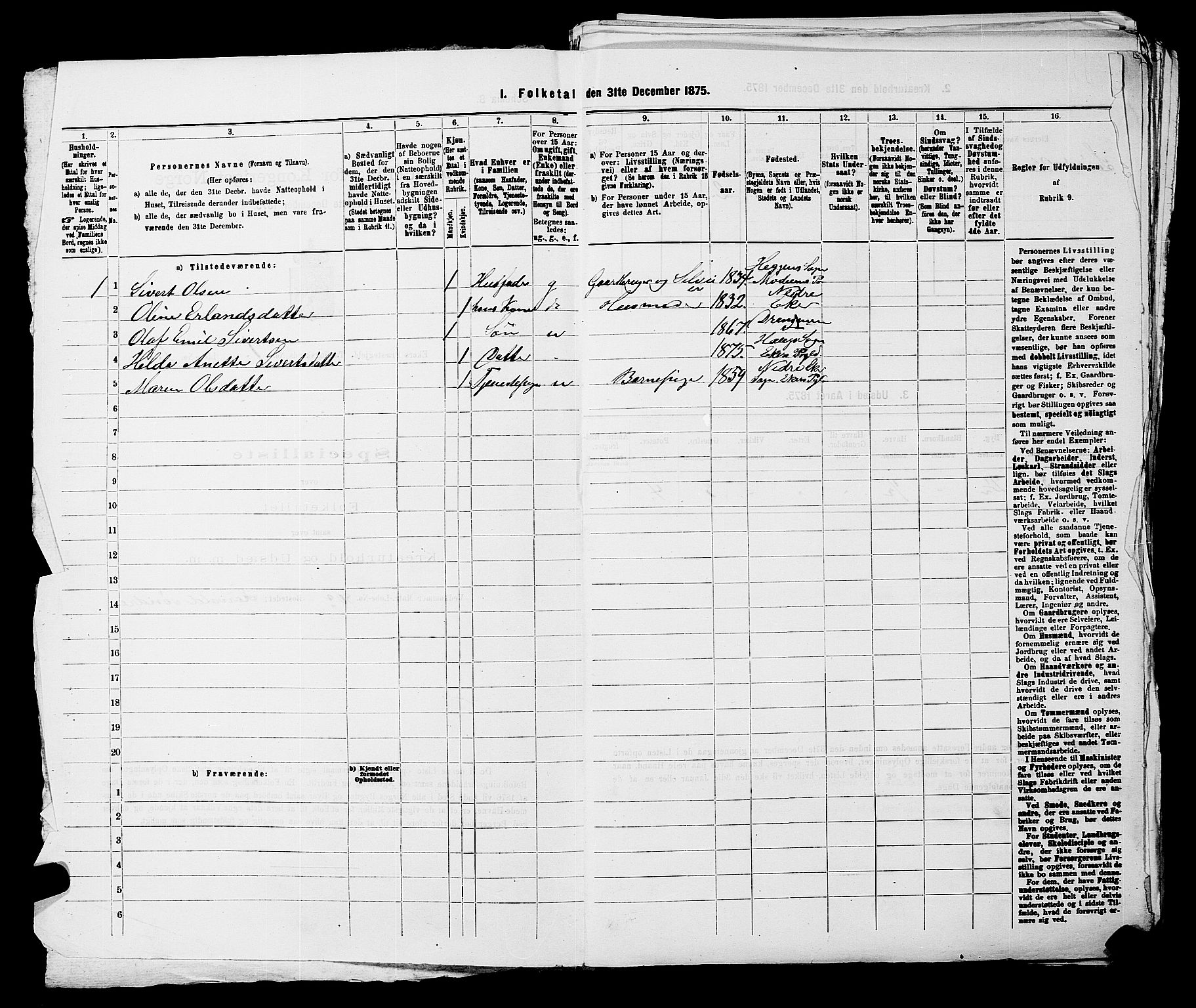 SAKO, 1875 census for 0624P Eiker, 1875, p. 183