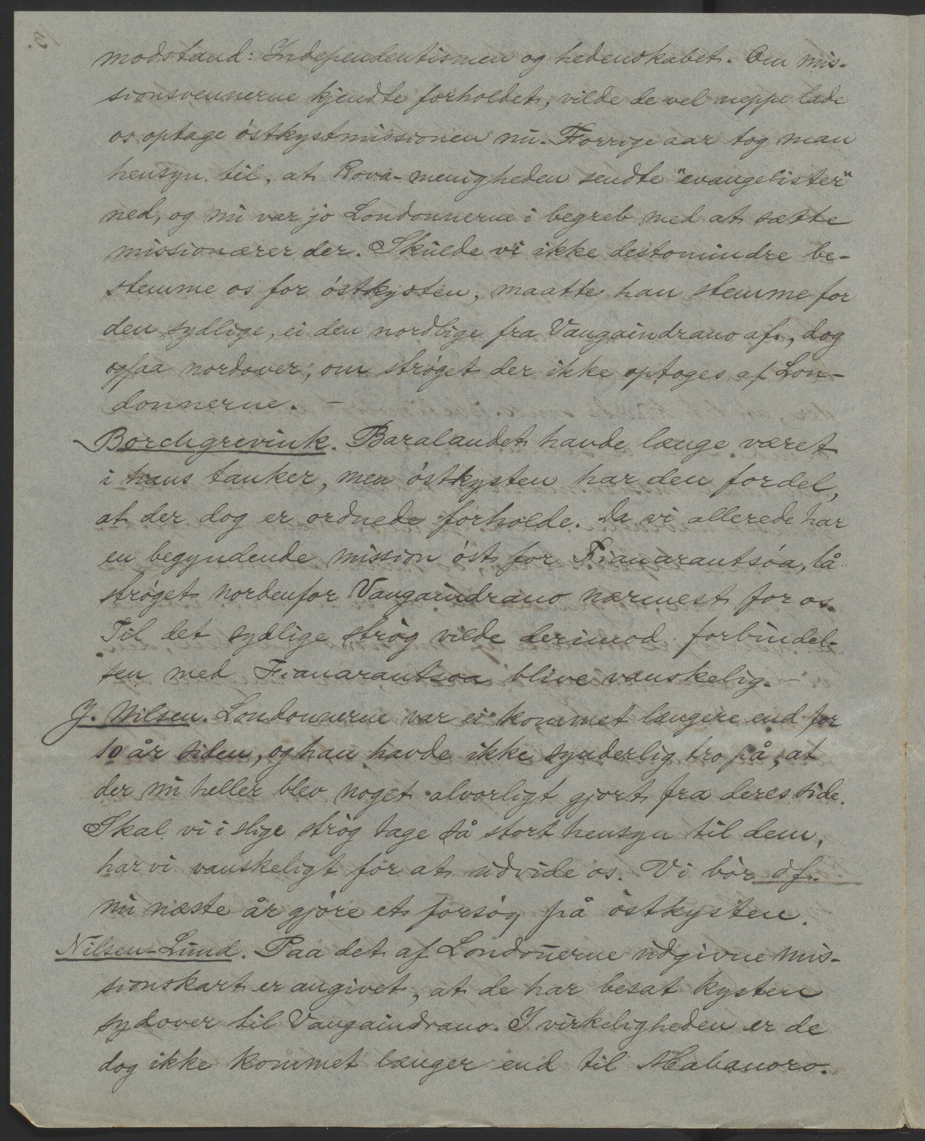 Det Norske Misjonsselskap - hovedadministrasjonen, VID/MA-A-1045/D/Da/Daa/L0037/0002: Konferansereferat og årsberetninger / Konferansereferat fra Madagaskar Innland., 1887