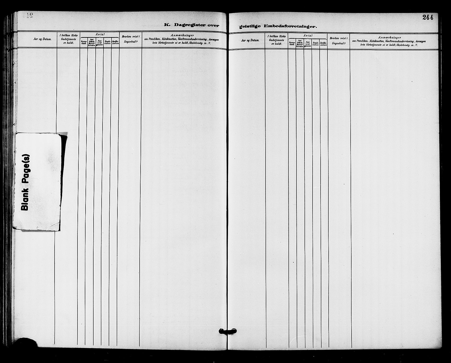 Ministerialprotokoller, klokkerbøker og fødselsregistre - Nordland, AV/SAT-A-1459/893/L1338: Parish register (official) no. 893A10, 1894-1903, p. 244