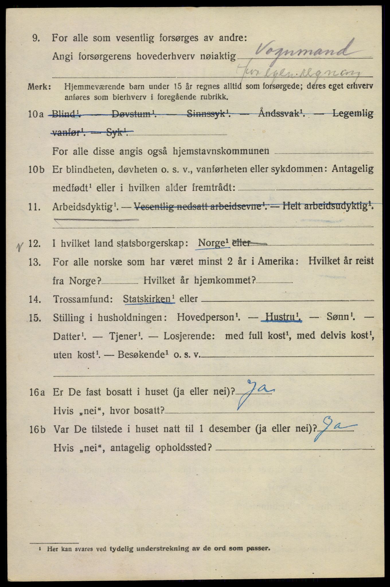 SAO, 1920 census for Kristiania, 1920, p. 561718