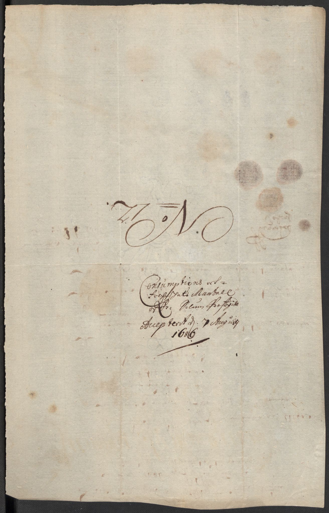 Rentekammeret inntil 1814, Reviderte regnskaper, Fogderegnskap, AV/RA-EA-4092/R35/L2083: Fogderegnskap Øvre og Nedre Telemark, 1686, p. 399