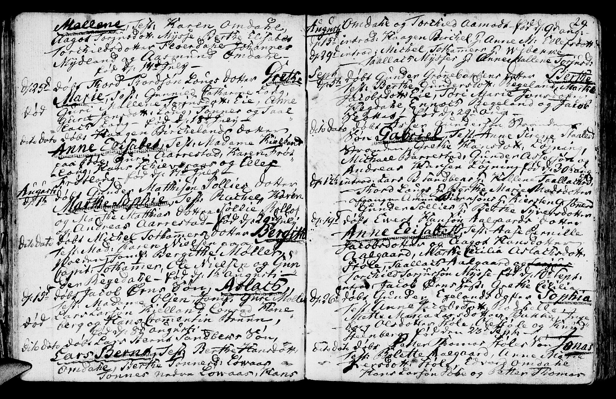 Sokndal sokneprestkontor, AV/SAST-A-101808: Parish register (official) no. A 5, 1806-1826, p. 29