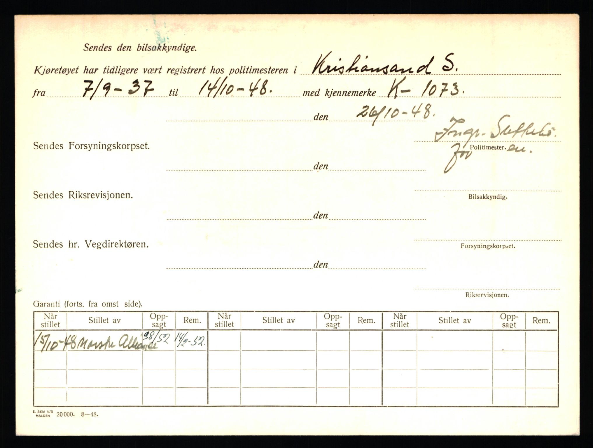 Stavanger trafikkstasjon, AV/SAST-A-101942/0/F/L0011: L-3700 - L-4199, 1930-1971, p. 1254