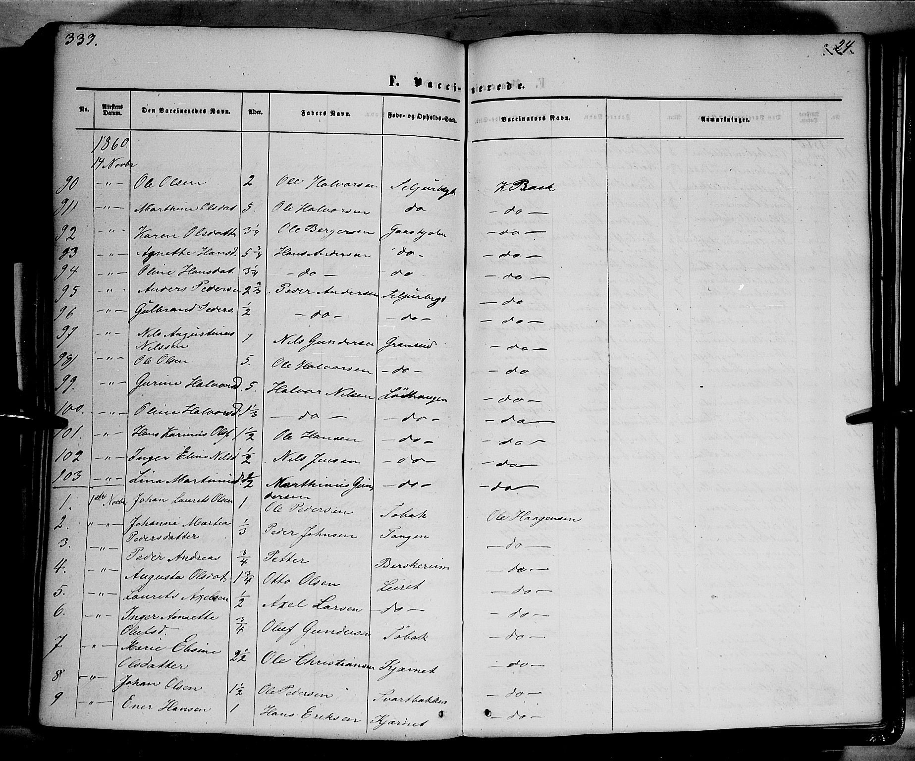 Elverum prestekontor, AV/SAH-PREST-044/H/Ha/Haa/L0010: Parish register (official) no. 10, 1857-1868, p. 339