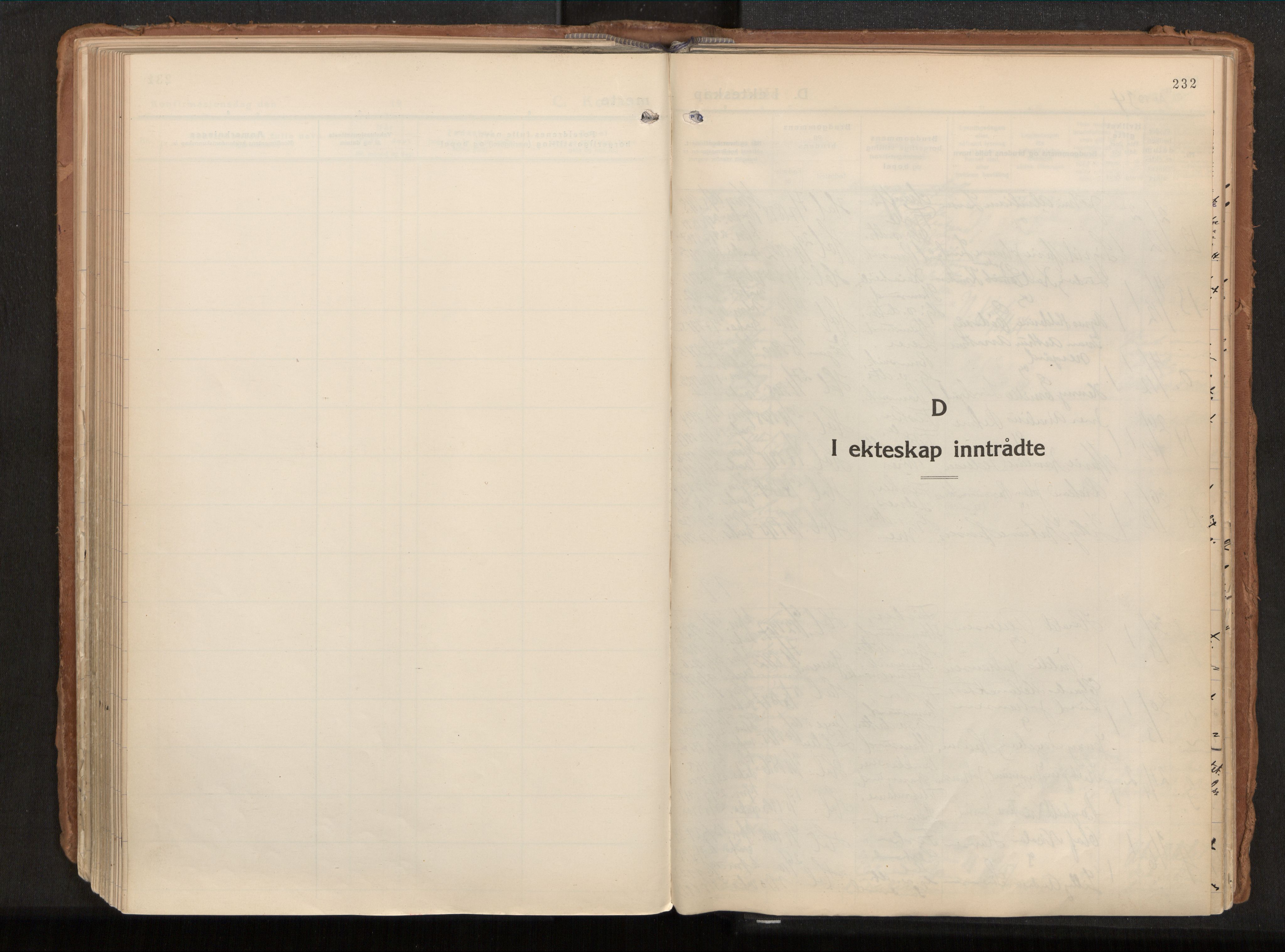 Ministerialprotokoller, klokkerbøker og fødselsregistre - Nordland, AV/SAT-A-1459/882/L1182: Parish register (official) no. 882A04, 1932-1950, p. 232