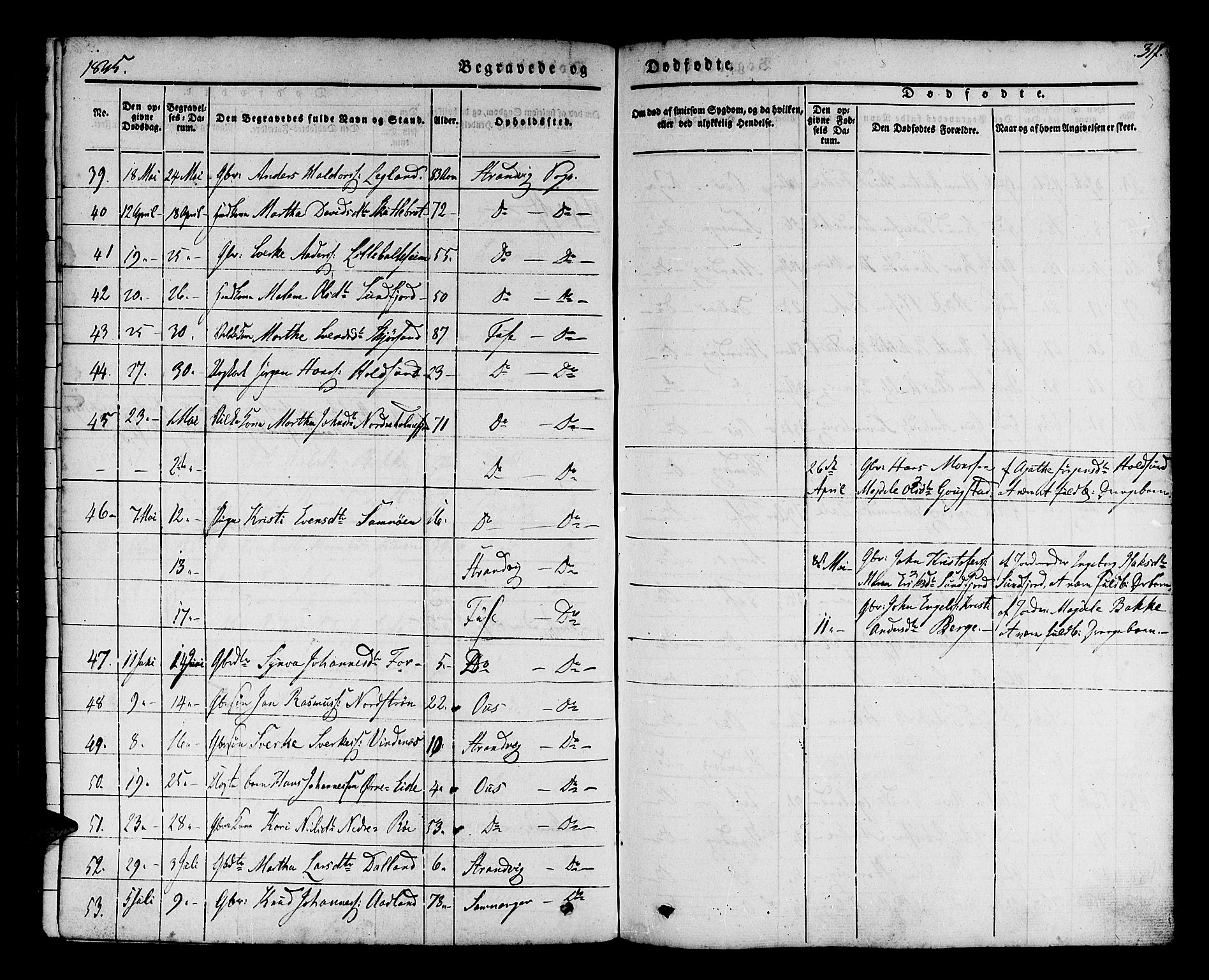 Os sokneprestembete, AV/SAB-A-99929: Parish register (official) no. A 15, 1839-1851, p. 317