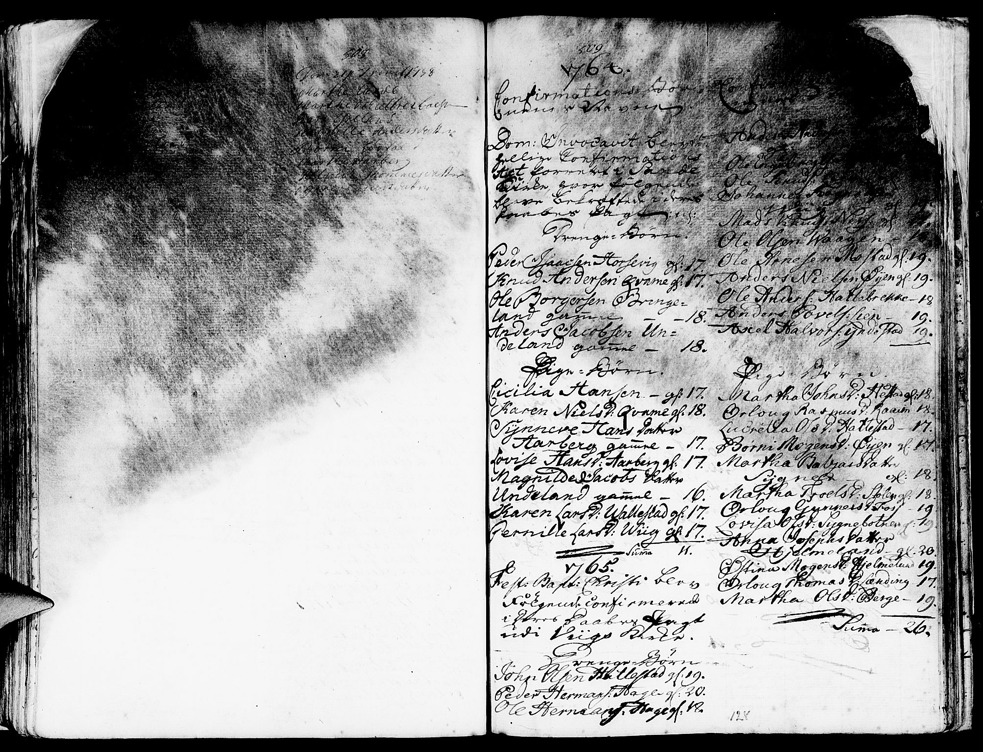 Gaular sokneprestembete, AV/SAB-A-80001/H/Haa: Parish register (official) no. A 1, 1755-1785, p. 128