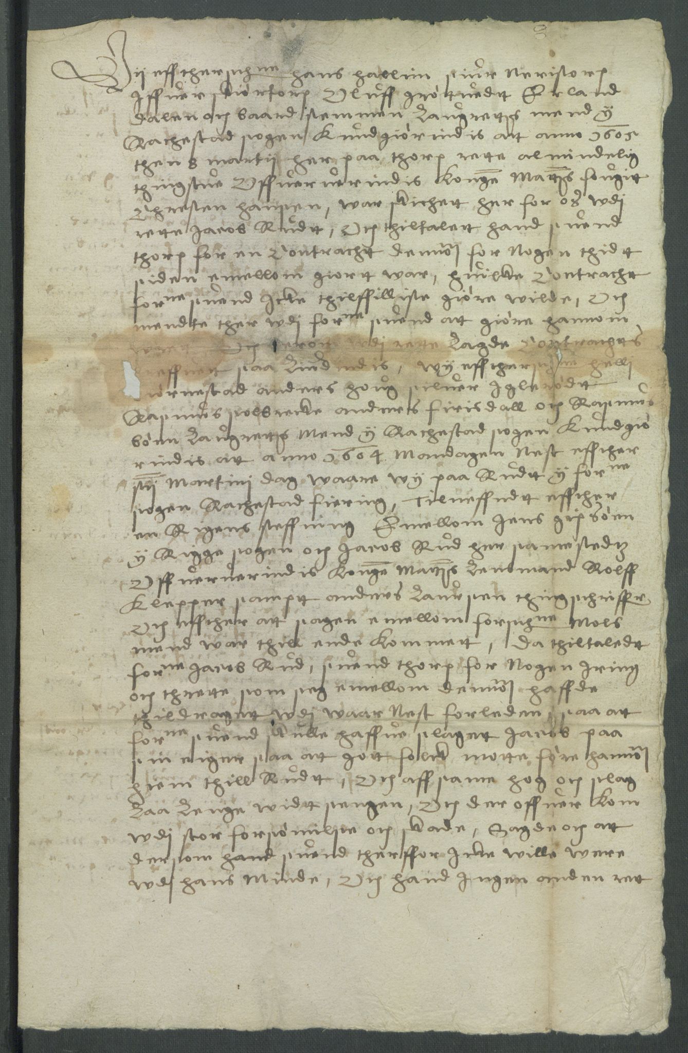 Riksarkivets diplomsamling, AV/RA-EA-5965/F02/L0114: Dokumenter, 1605, p. 8