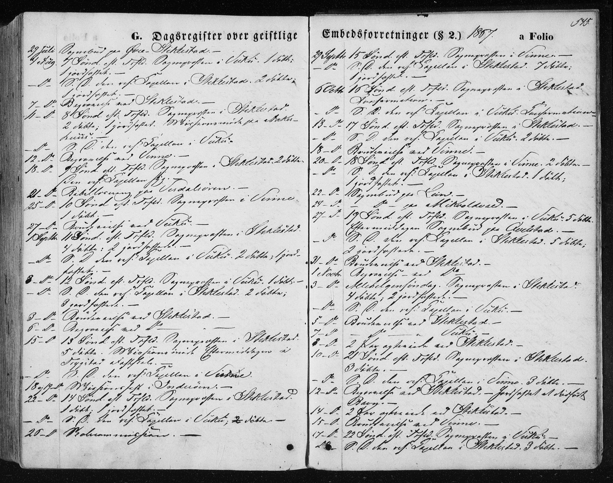Ministerialprotokoller, klokkerbøker og fødselsregistre - Nord-Trøndelag, SAT/A-1458/723/L0241: Parish register (official) no. 723A10, 1860-1869, p. 545