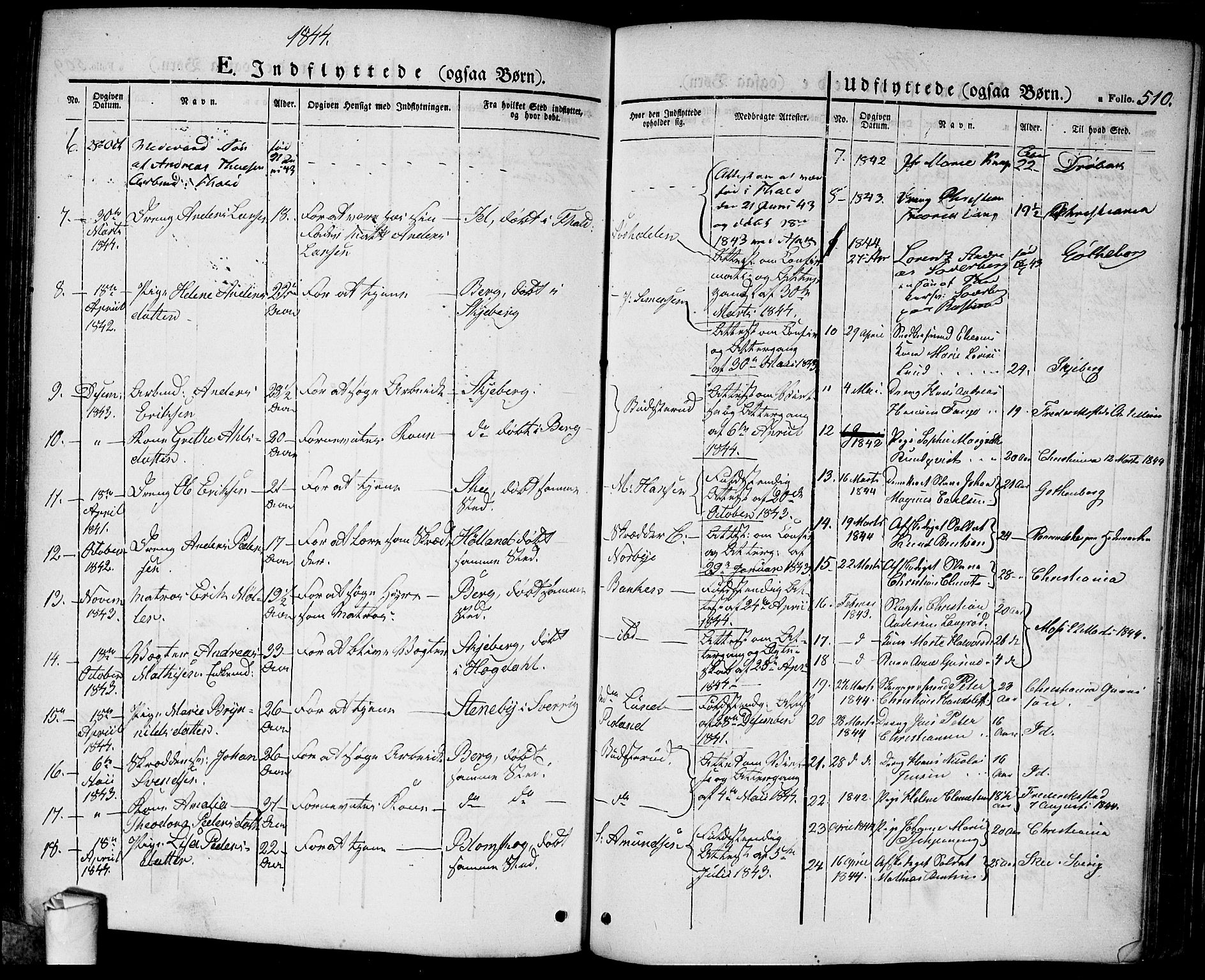 Halden prestekontor Kirkebøker, AV/SAO-A-10909/F/Fa/L0005: Parish register (official) no. I 5, 1834-1845, p. 510