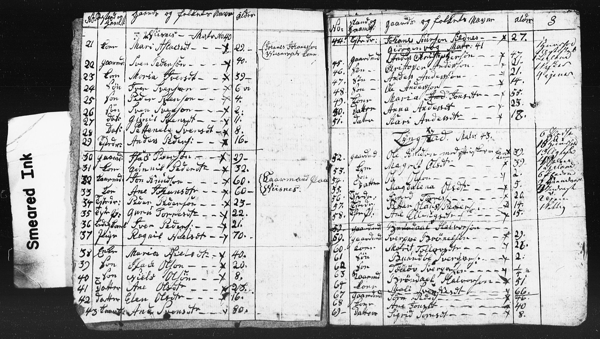 SAT, Census 1825 for Kvernes, 1825, p. 31