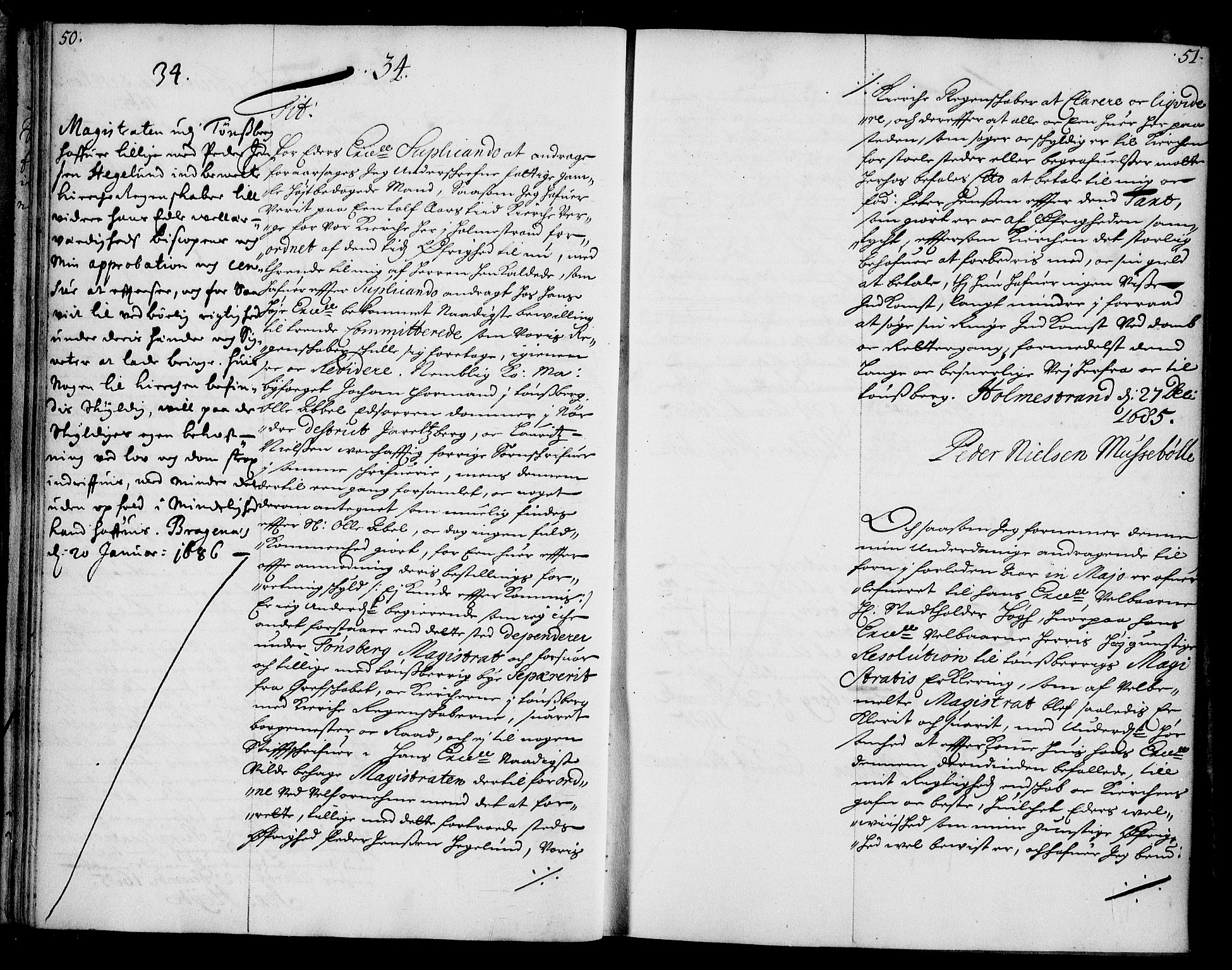 Stattholderembetet 1572-1771, AV/RA-EA-2870/Ae/L0002: Supplikasjons- og resolusjonsprotokoll, 1686, p. 50-51