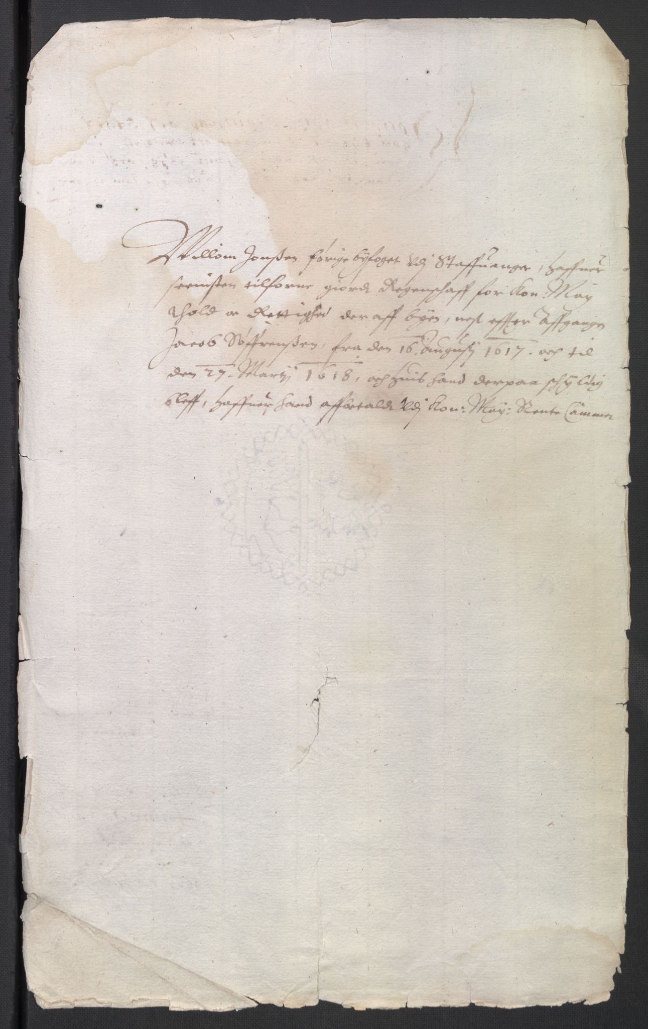 Rentekammeret inntil 1814, Reviderte regnskaper, Byregnskaper, AV/RA-EA-4066/R/Ro/L0297: [O1] By- og tollregnskap, 1602-1624, p. 214