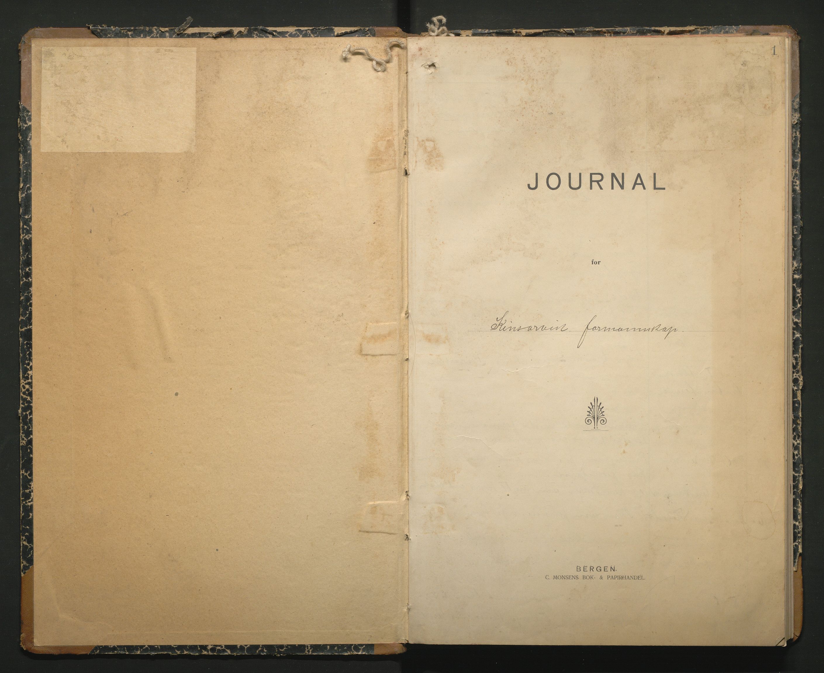 Kinsarvik kommune. Formannskapet, IKAH/1231a-021/C/Ca/L0001: Postjournal for Kinarsvik formannskap, 1913-1918