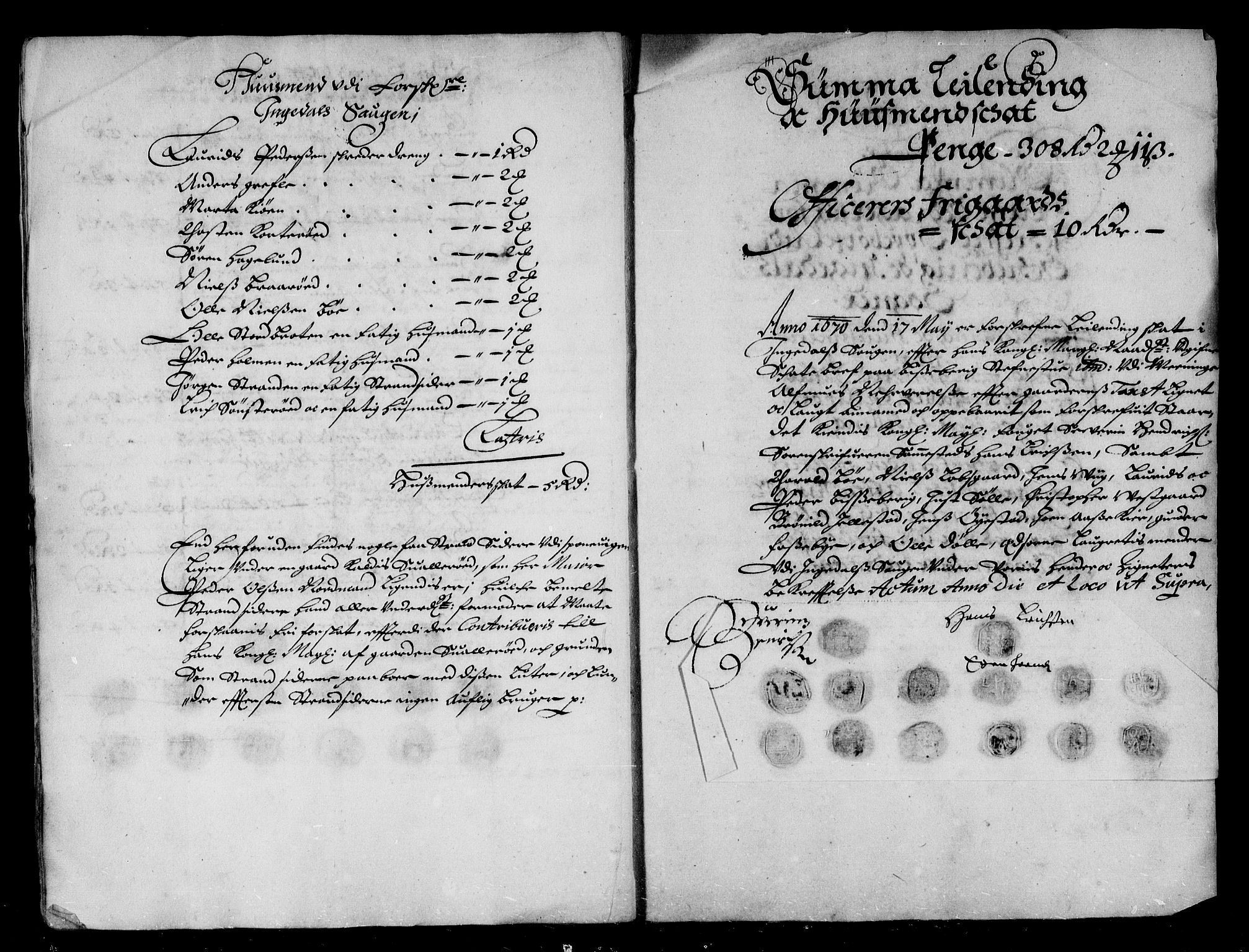 Rentekammeret inntil 1814, Reviderte regnskaper, Stiftamtstueregnskaper, Landkommissariatet på Akershus og Akershus stiftamt, AV/RA-EA-5869/R/Rb/L0071: Akershus stiftamt, 1670