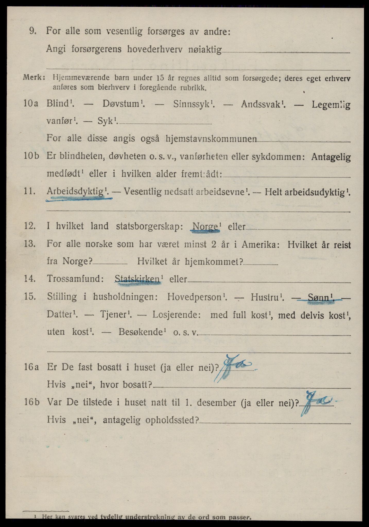 SAT, 1920 census for Grytten, 1920, p. 4829