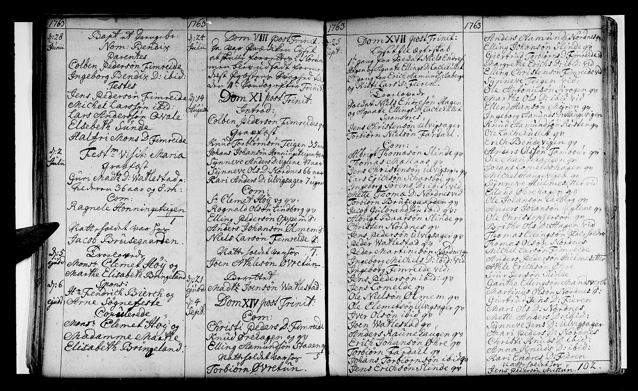 Sogndal sokneprestembete, AV/SAB-A-81301/H/Haa/Haaa/L0004: Parish register (official) no. A 4, 1747-1782