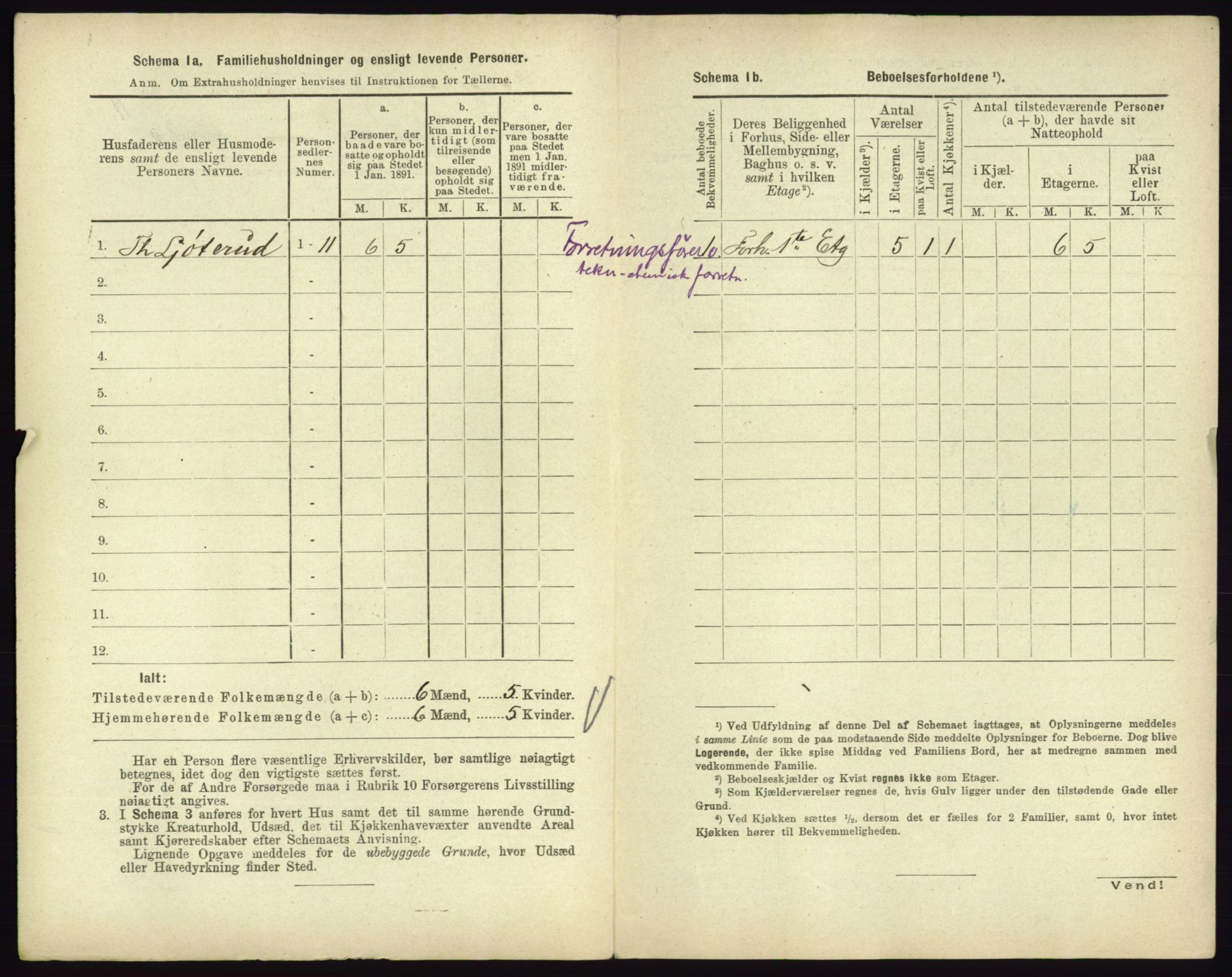 RA, 1891 census for 0604 Kongsberg, 1891, p. 1230