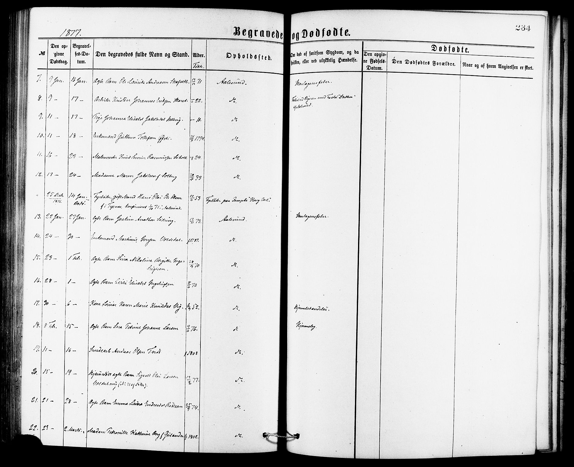 Ministerialprotokoller, klokkerbøker og fødselsregistre - Møre og Romsdal, AV/SAT-A-1454/529/L0453: Parish register (official) no. 529A03, 1872-1877, p. 234