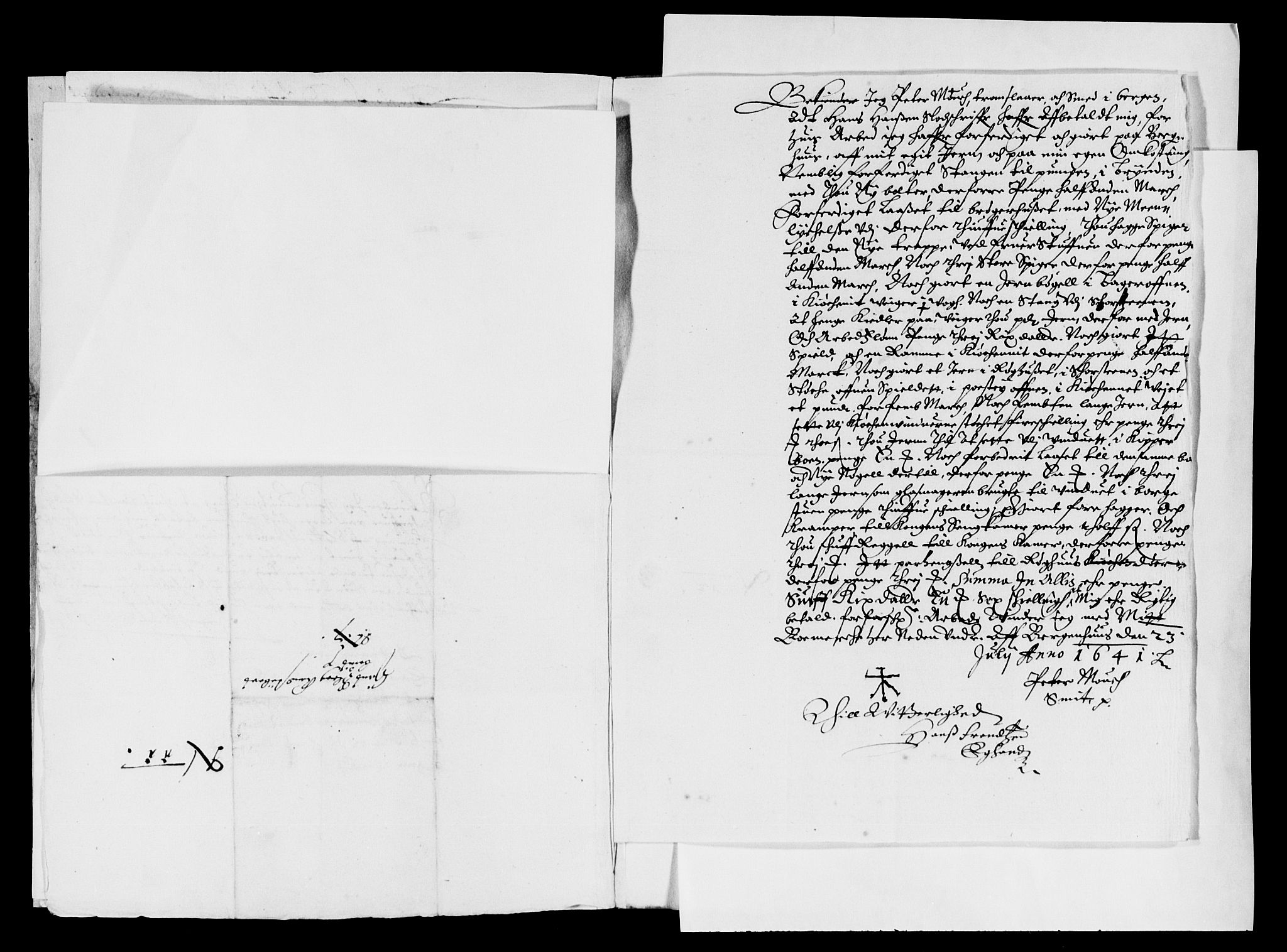 Rentekammeret inntil 1814, Reviderte regnskaper, Lensregnskaper, AV/RA-EA-5023/R/Rb/Rbt/L0092: Bergenhus len, 1641-1643