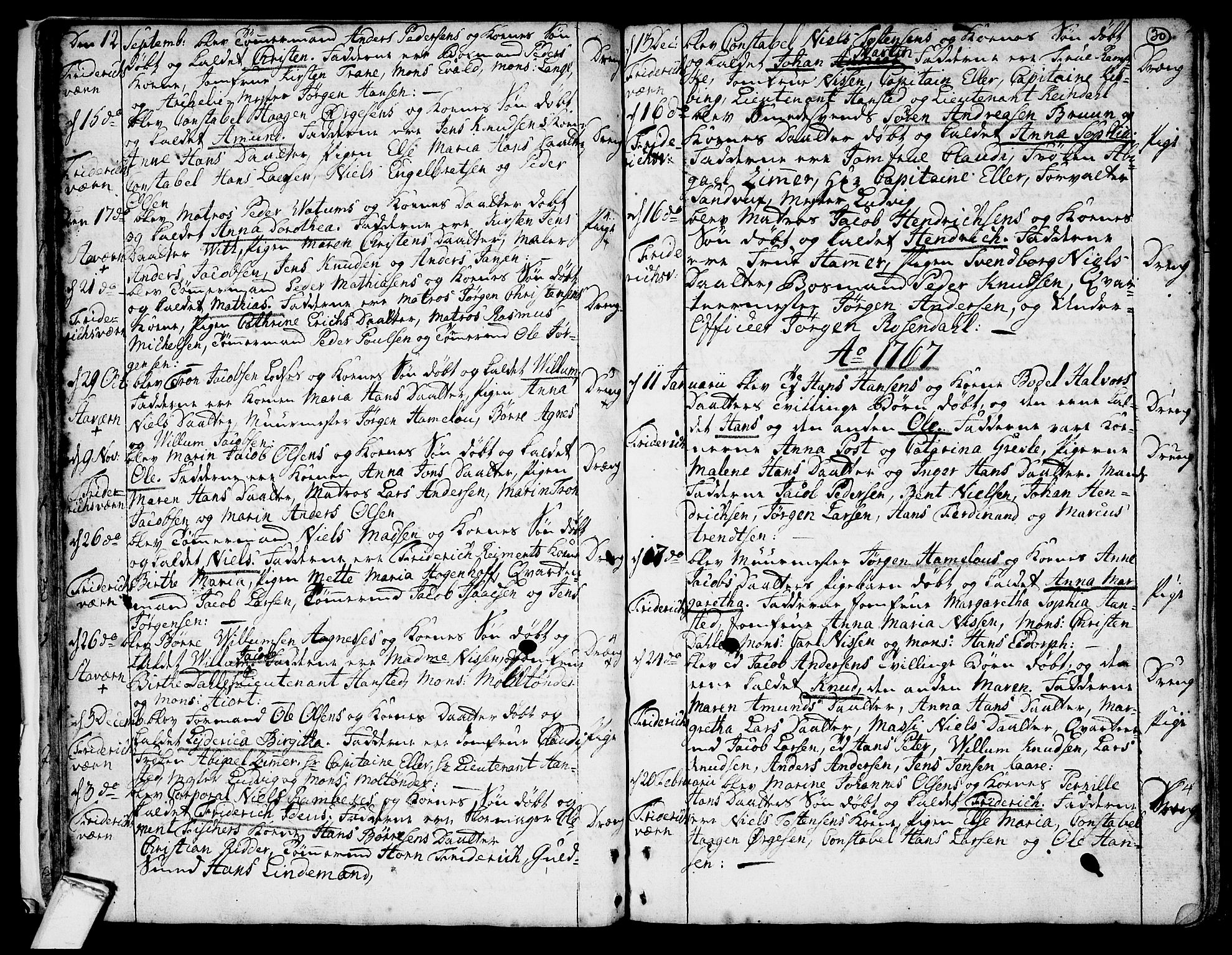 Stavern kirkebøker, SAKO/A-318/F/Fa/L0001: Parish register (official) no. 1, 1756-1782, p. 30