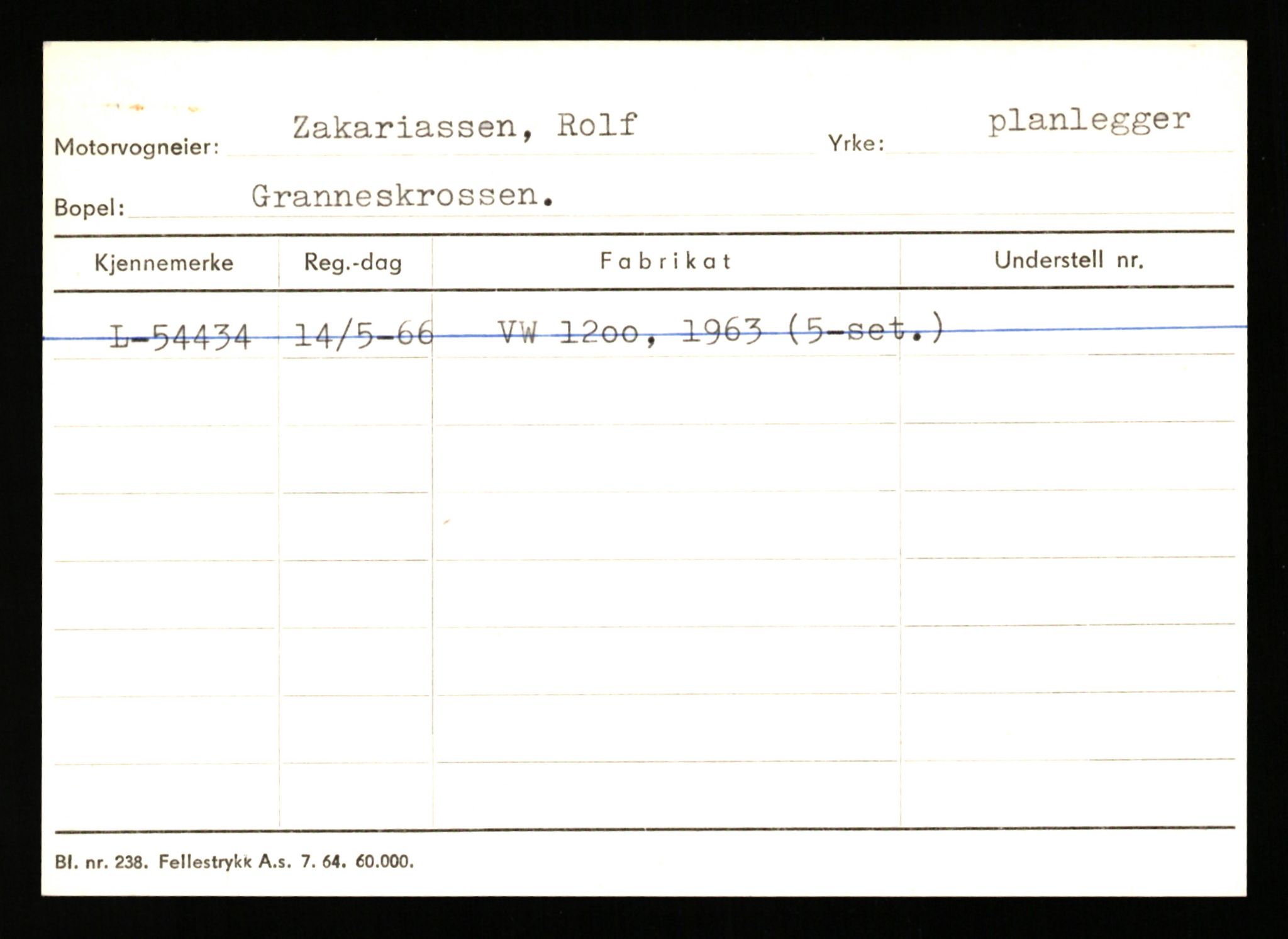 Stavanger trafikkstasjon, SAST/A-101942/0/H/L0043: Viste - Øksendal, 1930-1971, p. 1615