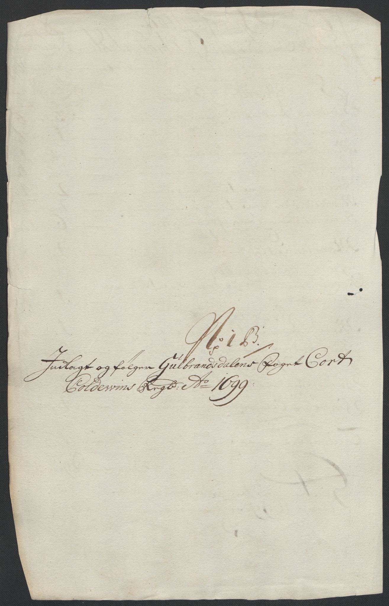 Rentekammeret inntil 1814, Reviderte regnskaper, Fogderegnskap, RA/EA-4092/R17/L1172: Fogderegnskap Gudbrandsdal, 1699, p. 53