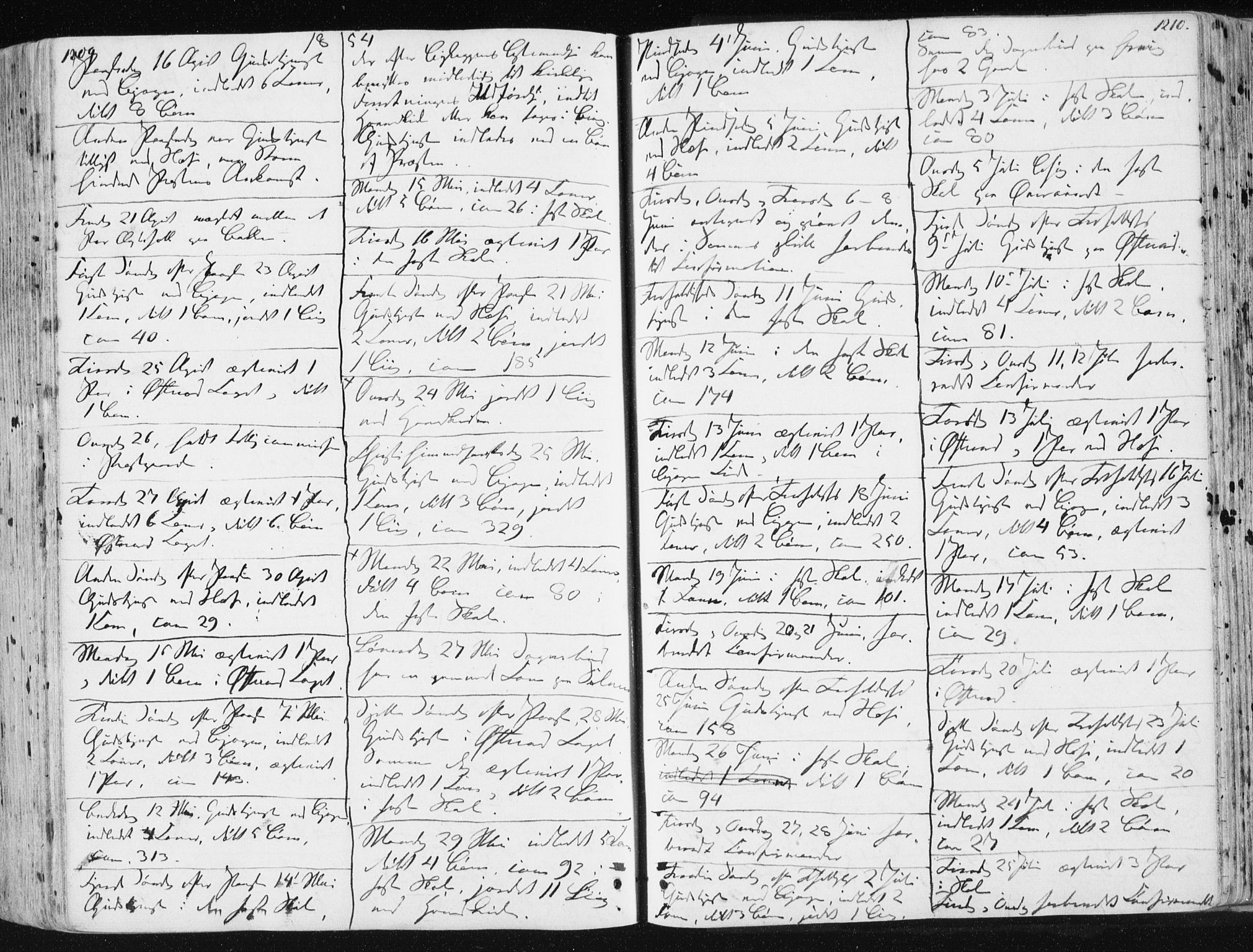 Ministerialprotokoller, klokkerbøker og fødselsregistre - Sør-Trøndelag, SAT/A-1456/659/L0736: Parish register (official) no. 659A06, 1842-1856, p. 1209-1210