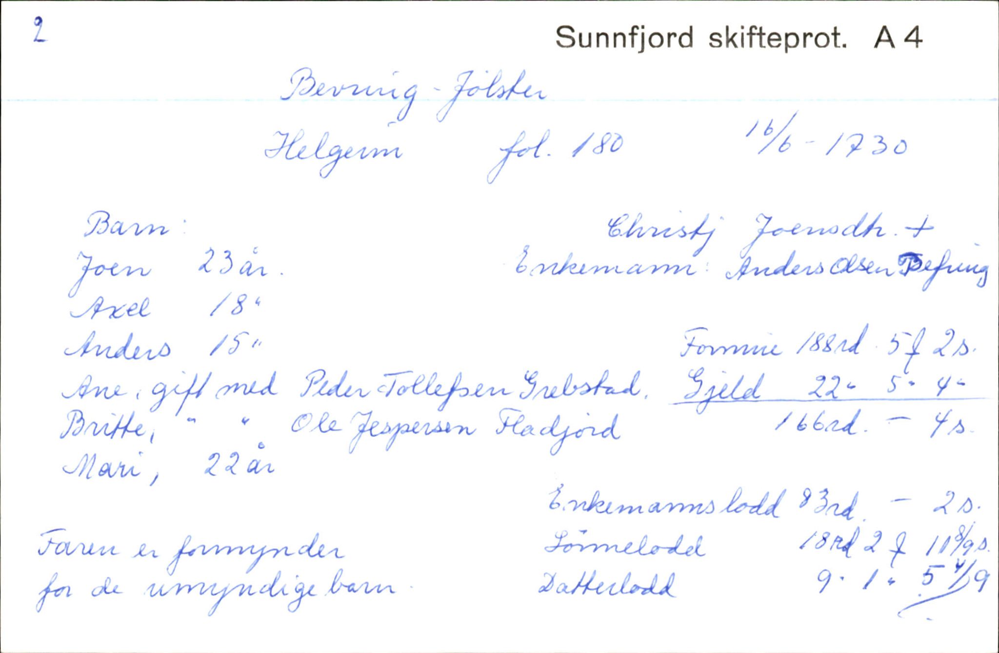 Skiftekort ved Statsarkivet i Bergen, SAB/SKIFTEKORT/003/L0003: Skifteprotokoll nr. 4-5, 1737-1751, p. 329