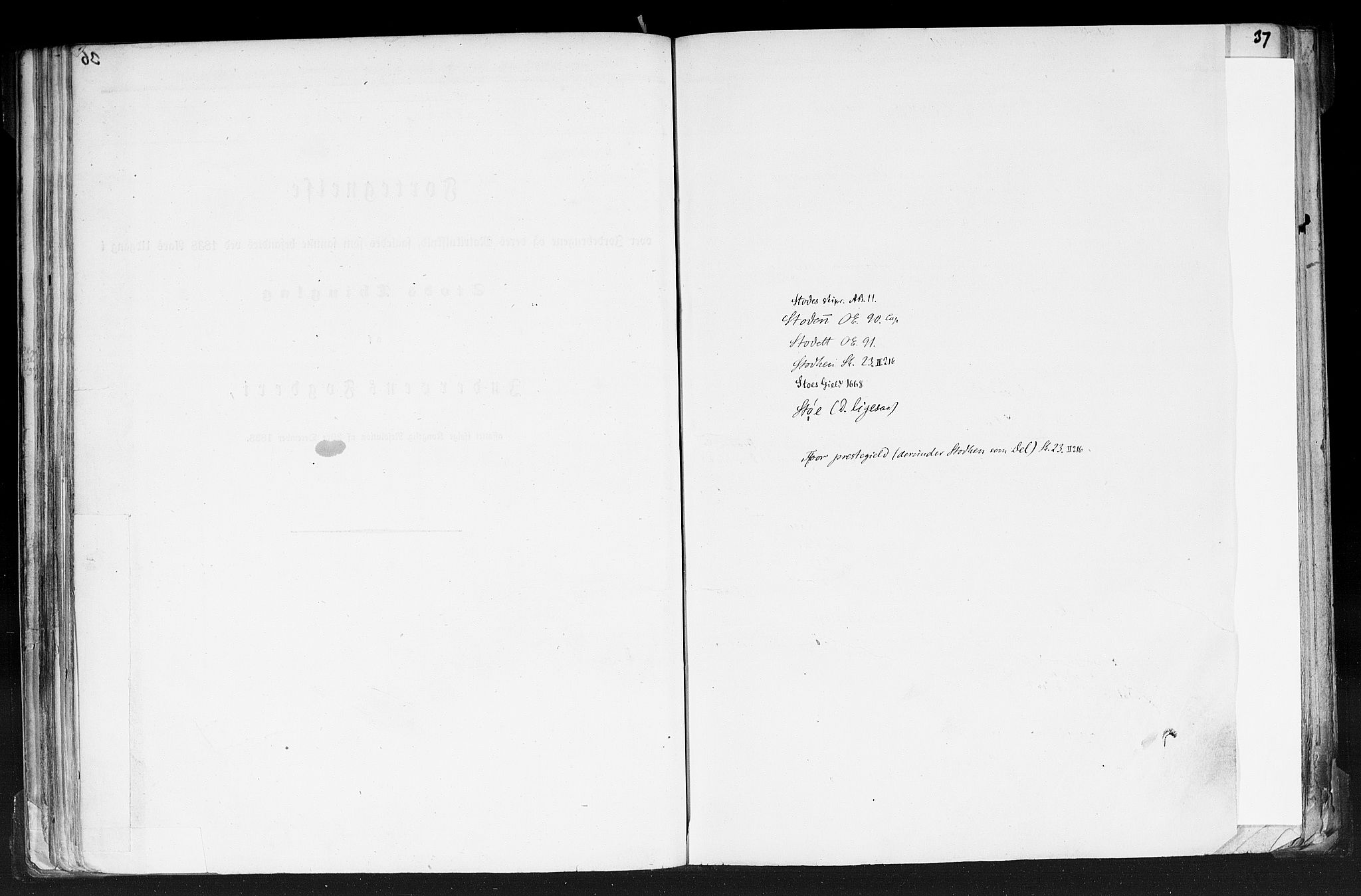 Rygh, RA/PA-0034/F/Fb/L0015/0001: Matrikkelen for 1838 / Matrikkelen for 1838 - Nordre Trondhjems amt (Nord-Trøndelag fylke), 1838, p. 36b