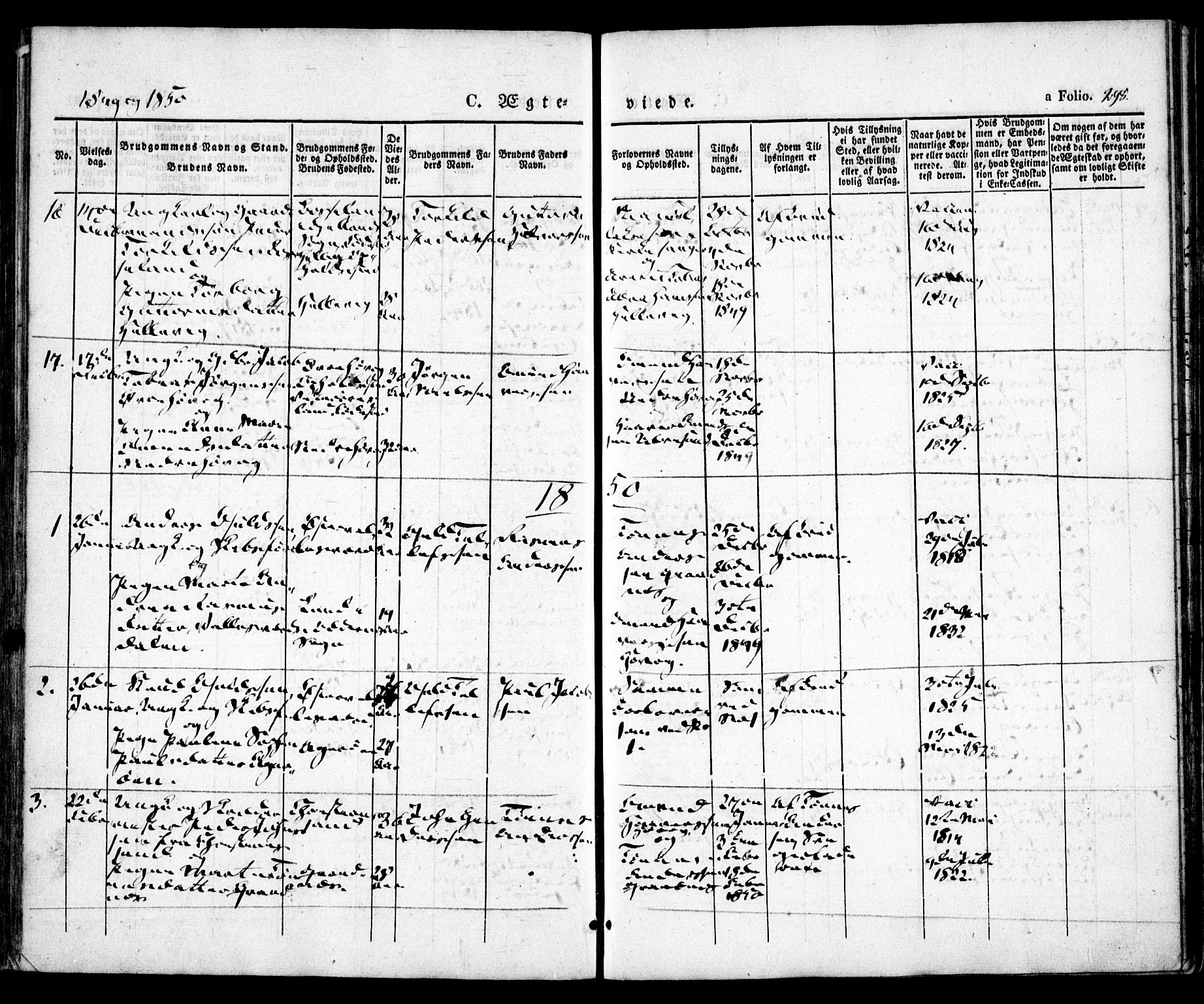 Høvåg sokneprestkontor, SAK/1111-0025/F/Fa/L0003: Parish register (official) no. A 3, 1843-1858, p. 298