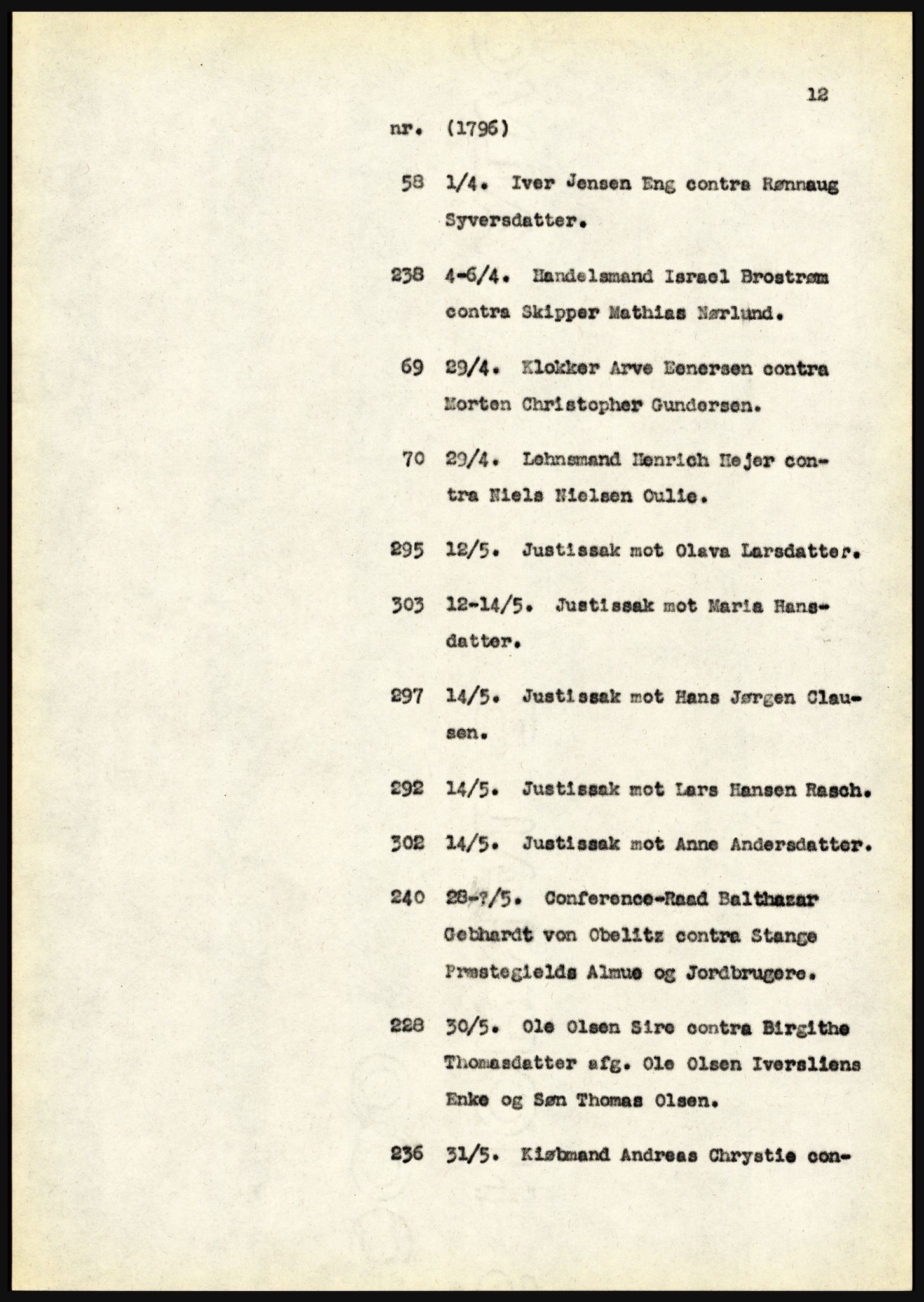 Riksarkivet, Seksjon for eldre arkiv og spesialsamlinger, AV/RA-EA-6797/H/Ha, 1953, p. 12