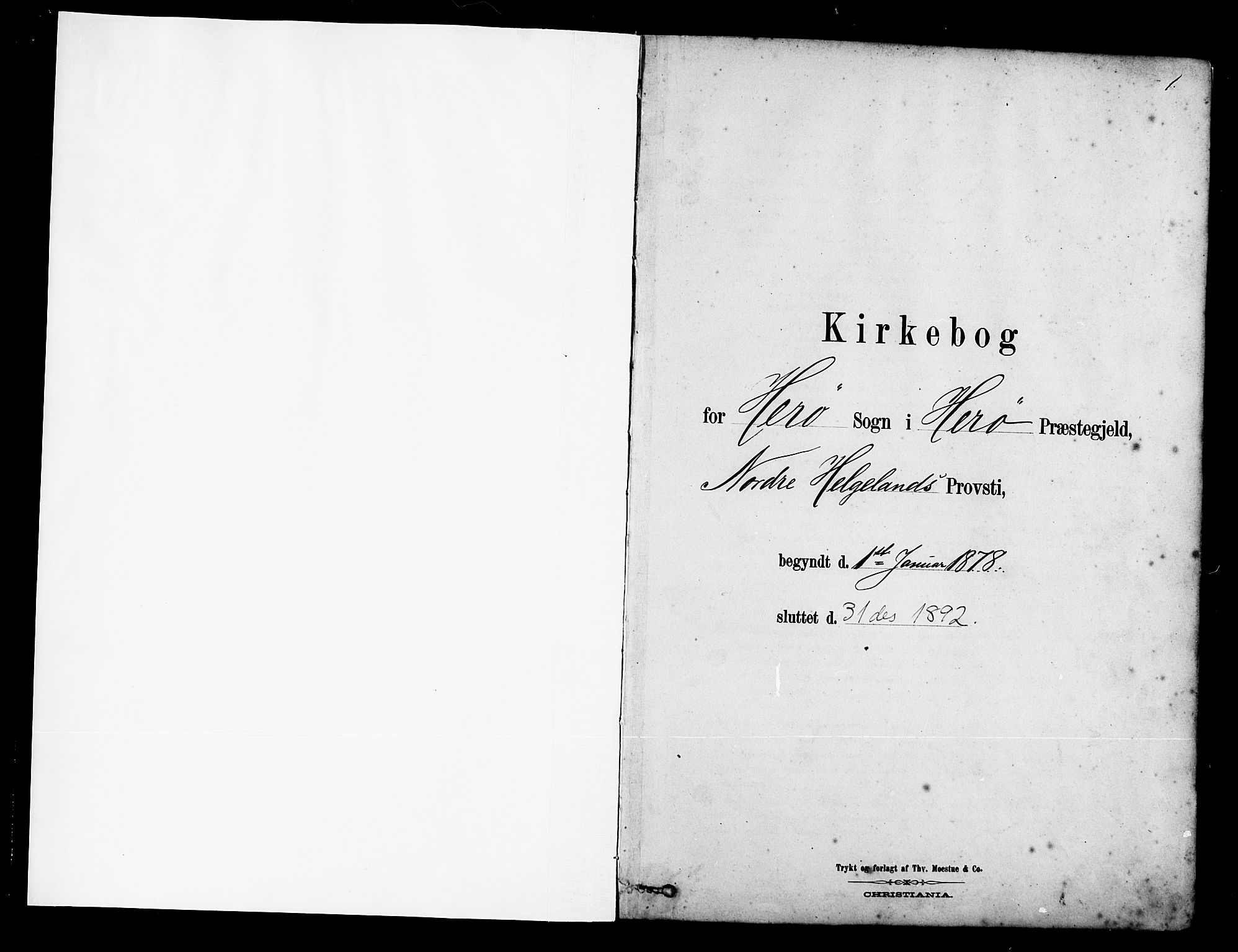 Ministerialprotokoller, klokkerbøker og fødselsregistre - Nordland, AV/SAT-A-1459/834/L0507: Parish register (official) no. 834A05, 1878-1892, p. 1