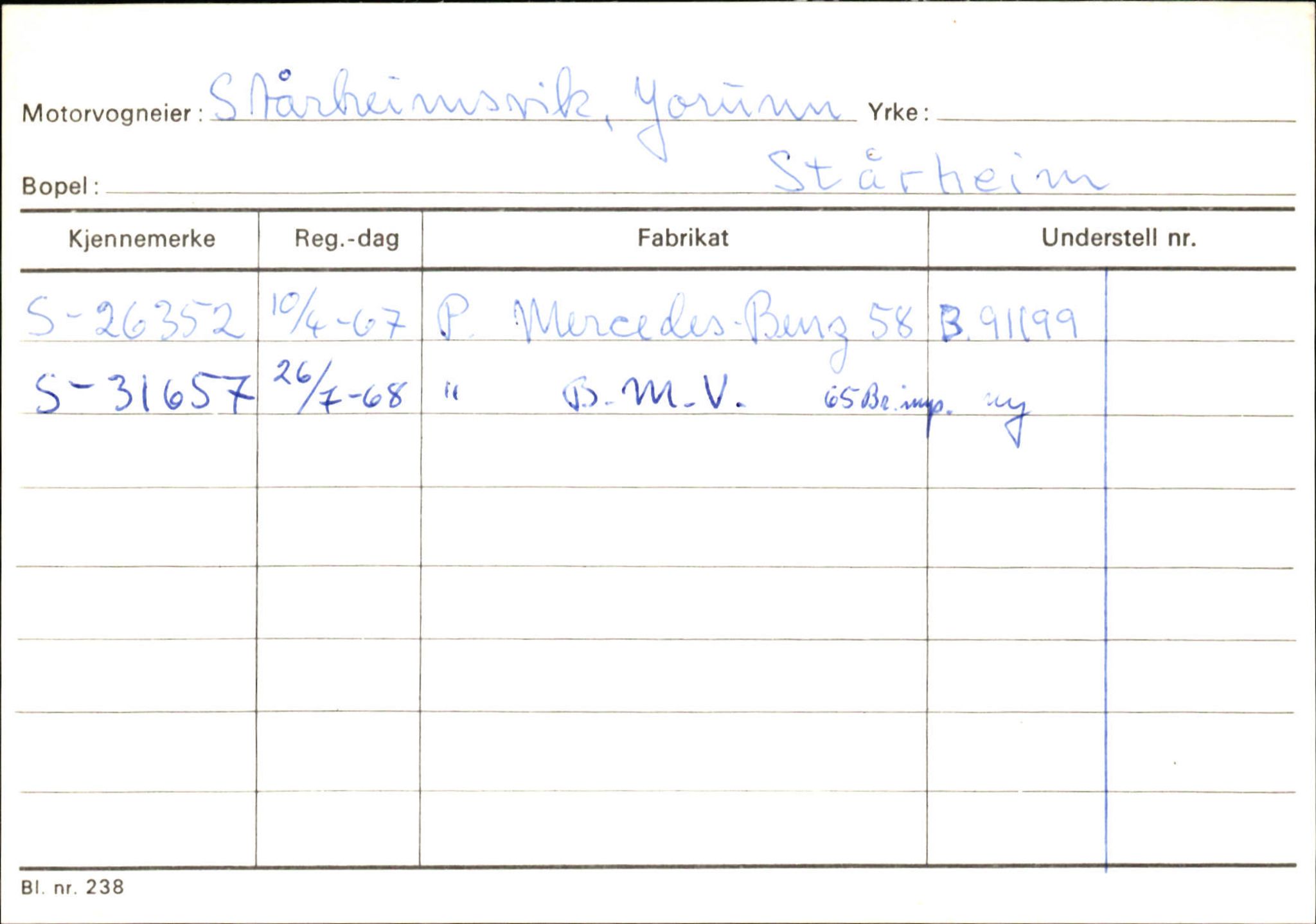 Statens vegvesen, Sogn og Fjordane vegkontor, SAB/A-5301/4/F/L0129: Eigarregistrer Eid A-S, 1945-1975, p. 2669