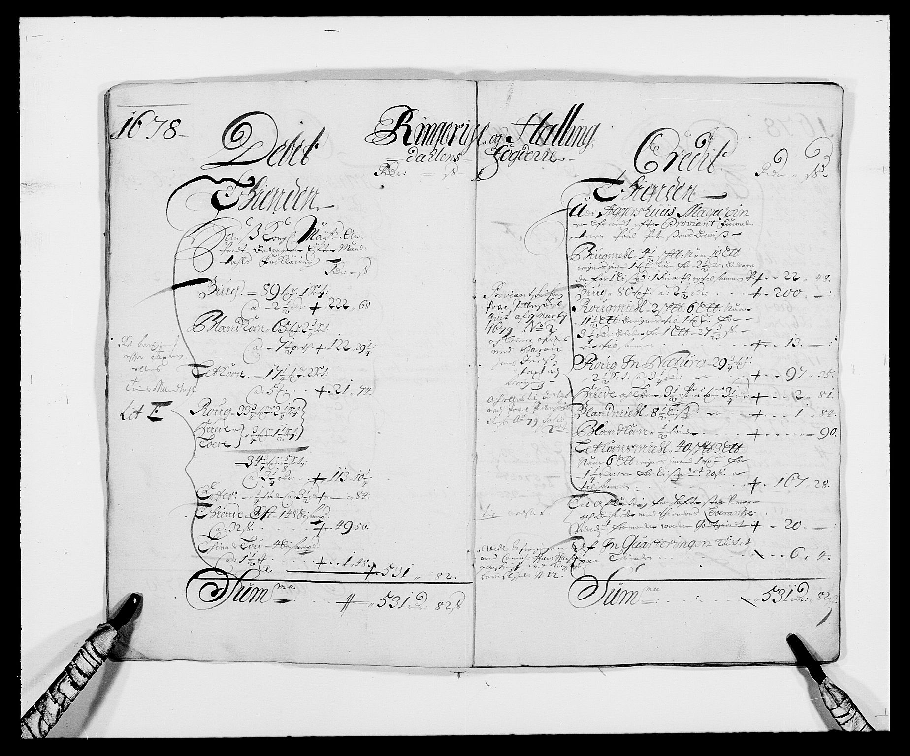 Rentekammeret inntil 1814, Reviderte regnskaper, Fogderegnskap, RA/EA-4092/R21/L1443: Fogderegnskap Ringerike og Hallingdal, 1678-1680, p. 8
