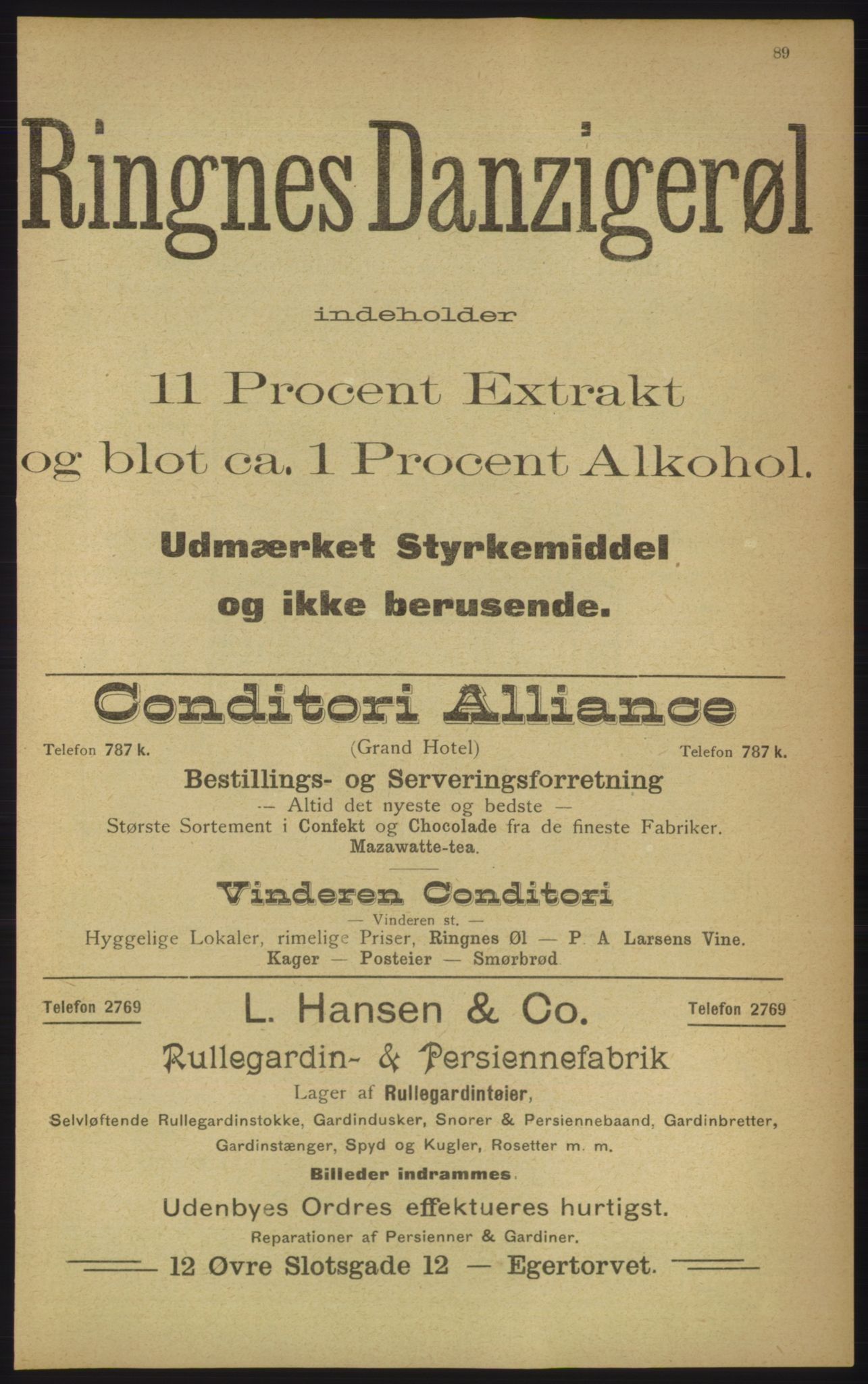 Kristiania/Oslo adressebok, PUBL/-, 1906, p. 89