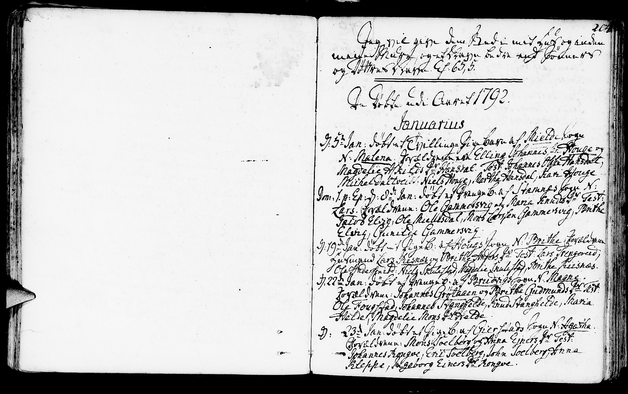 Haus sokneprestembete, SAB/A-75601/H/Haa: Parish register (official) no. A 10, 1782-1796, p. 204