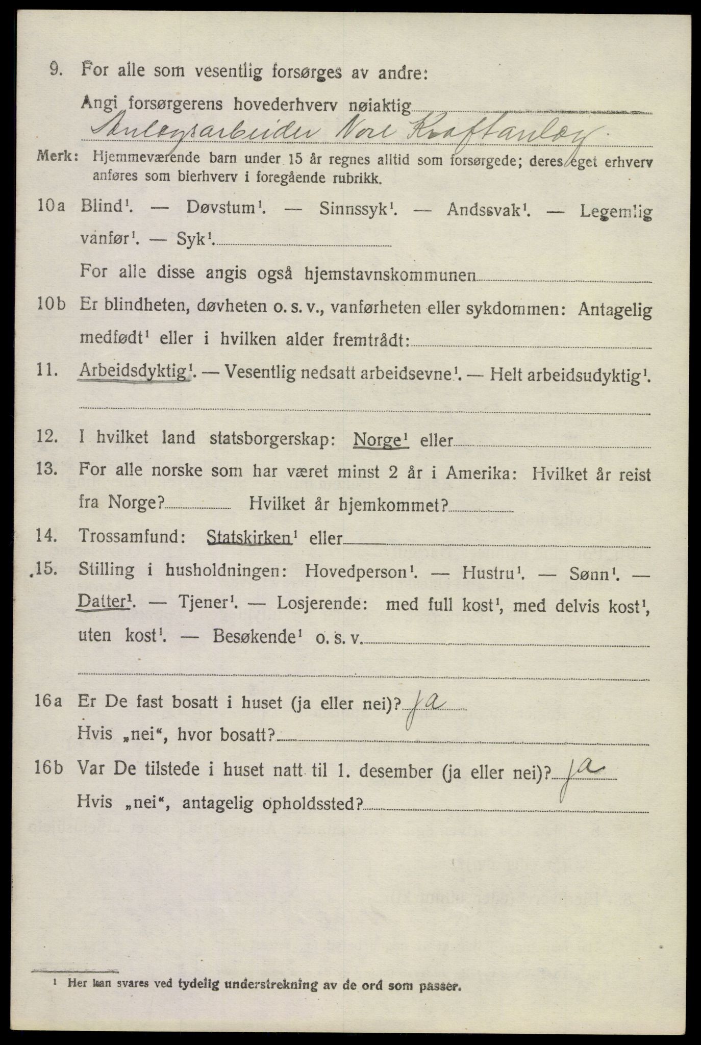 SAKO, 1920 census for Nore, 1920, p. 4767