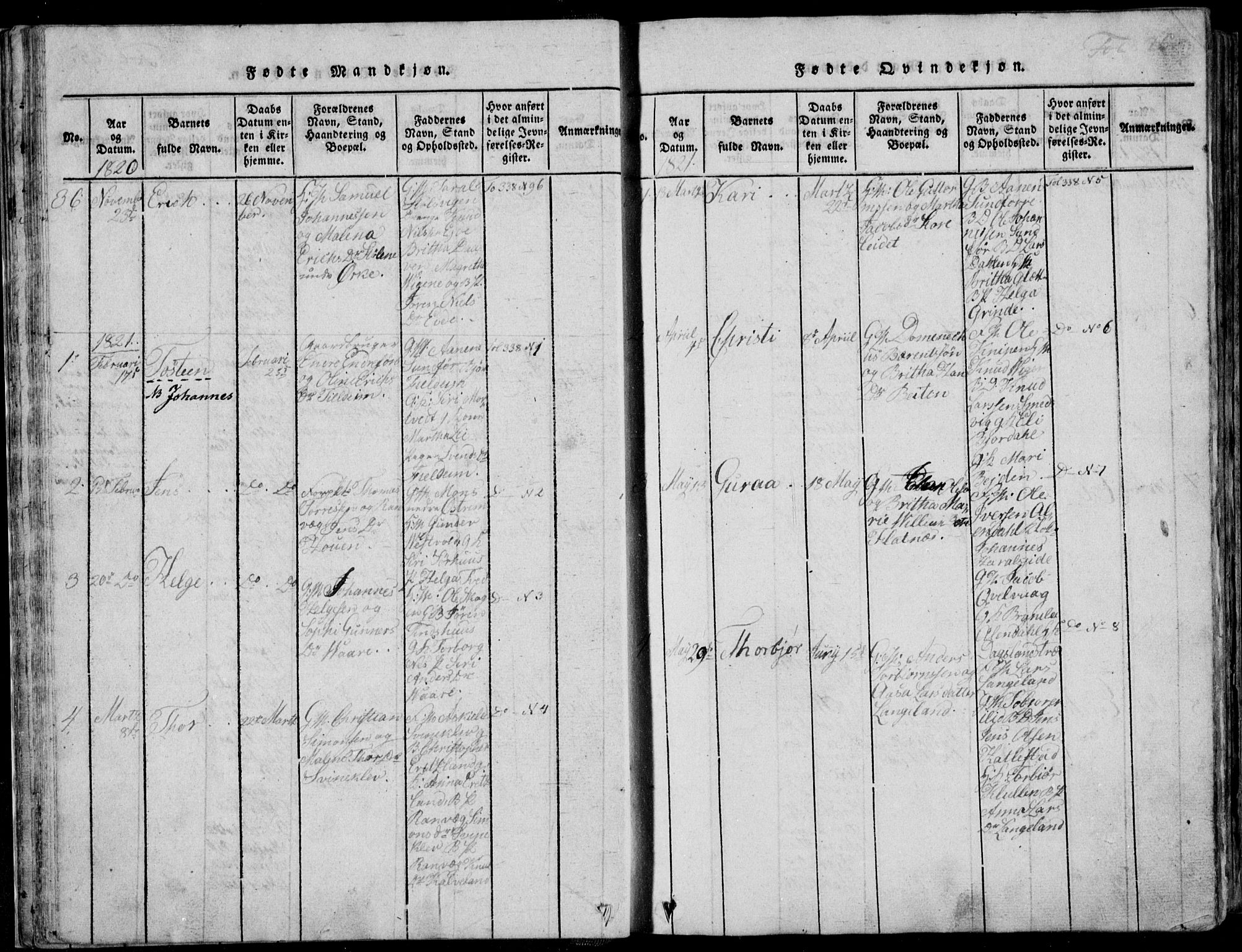 Skjold sokneprestkontor, SAST/A-101847/H/Ha/Haa/L0003: Parish register (official) no. A 3, 1815-1835, p. 26