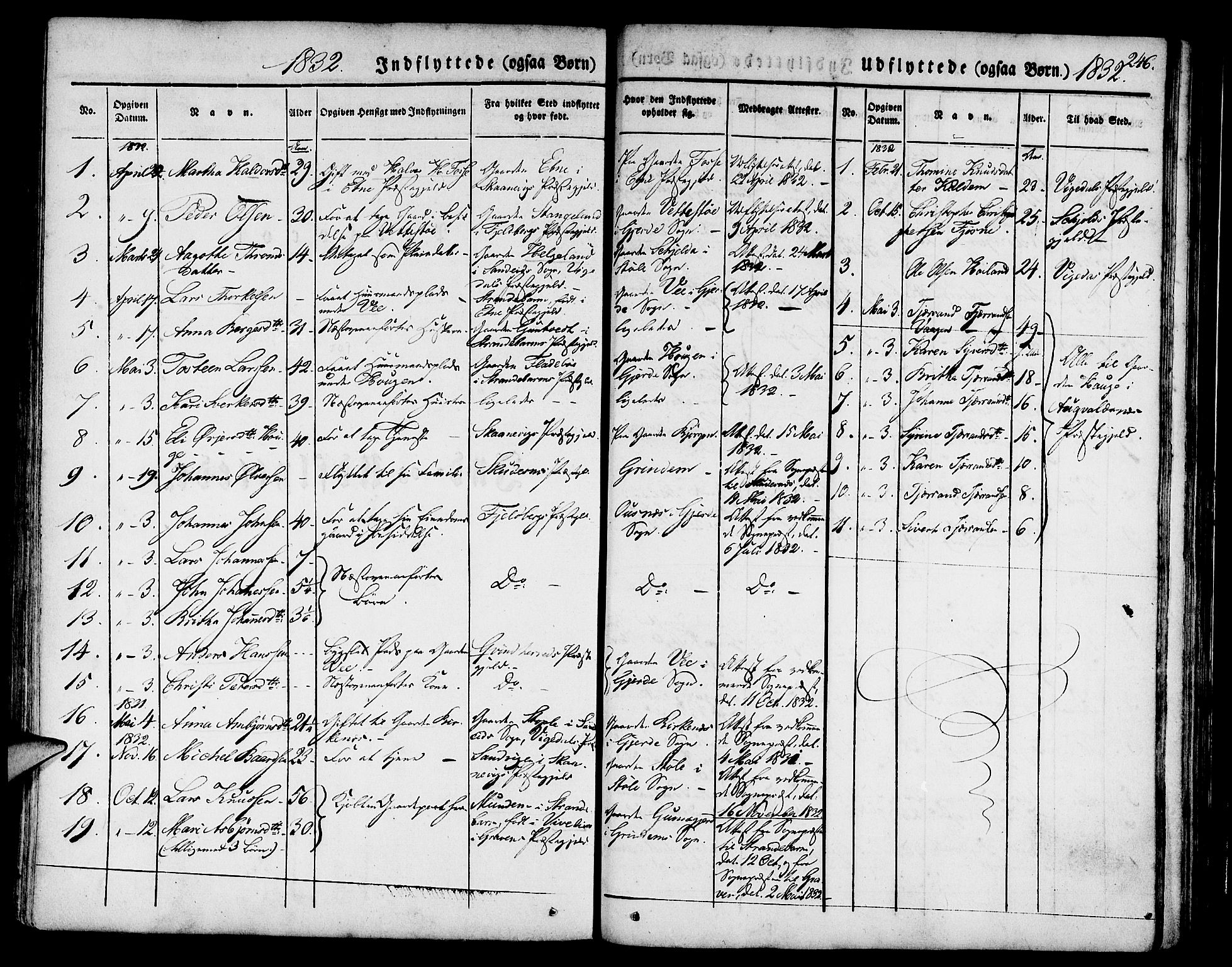 Etne sokneprestembete, AV/SAB-A-75001/H/Haa: Parish register (official) no. A 7, 1831-1847, p. 246