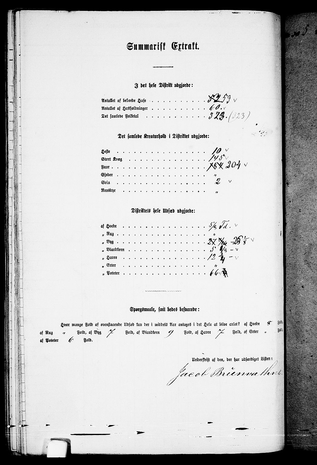 RA, 1865 census for Søgne, 1865, p. 105