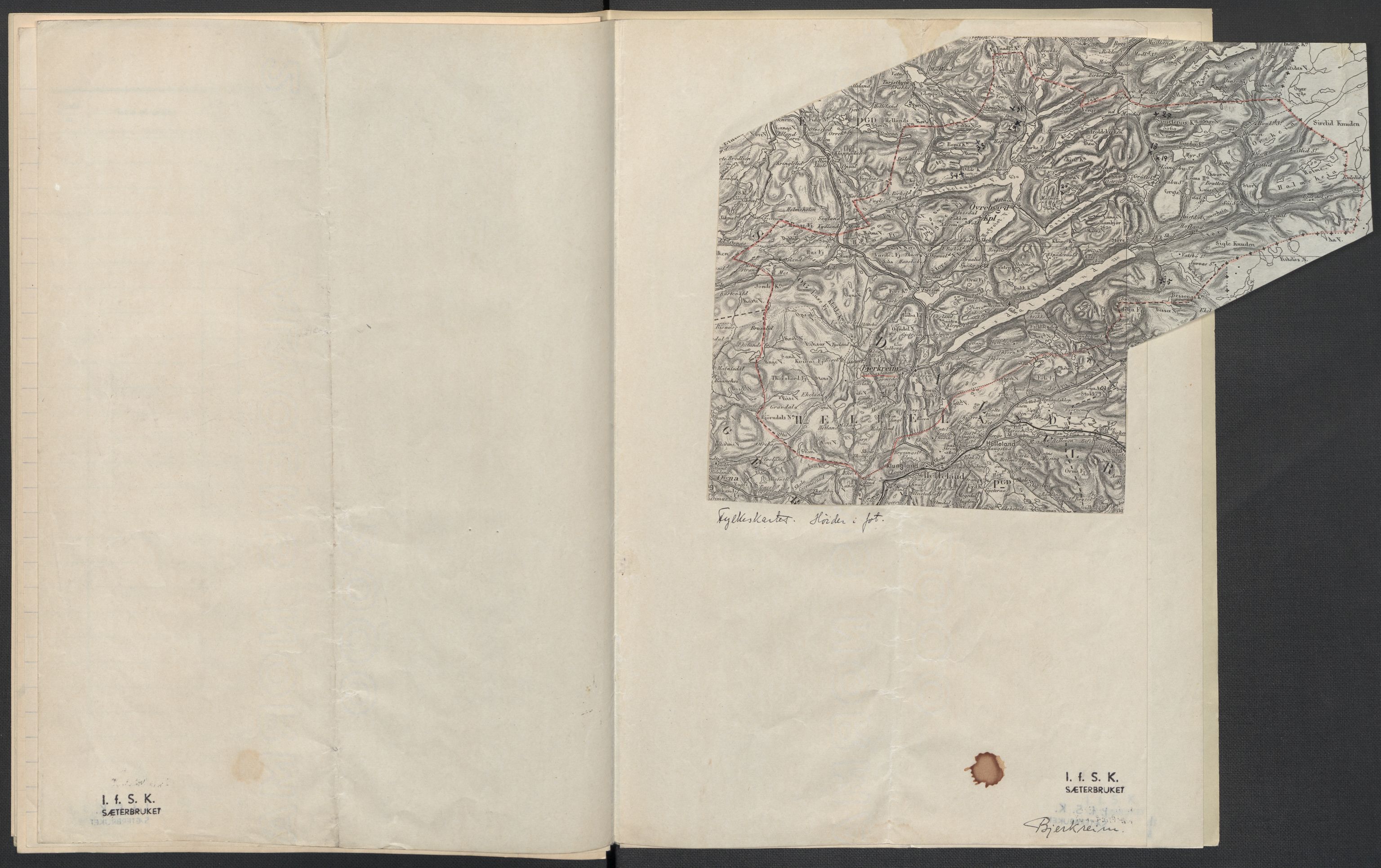 Instituttet for sammenlignende kulturforskning, AV/RA-PA-0424/F/Fc/L0009/0001: Eske B9: / Rogaland (perm XXII), 1932-1935