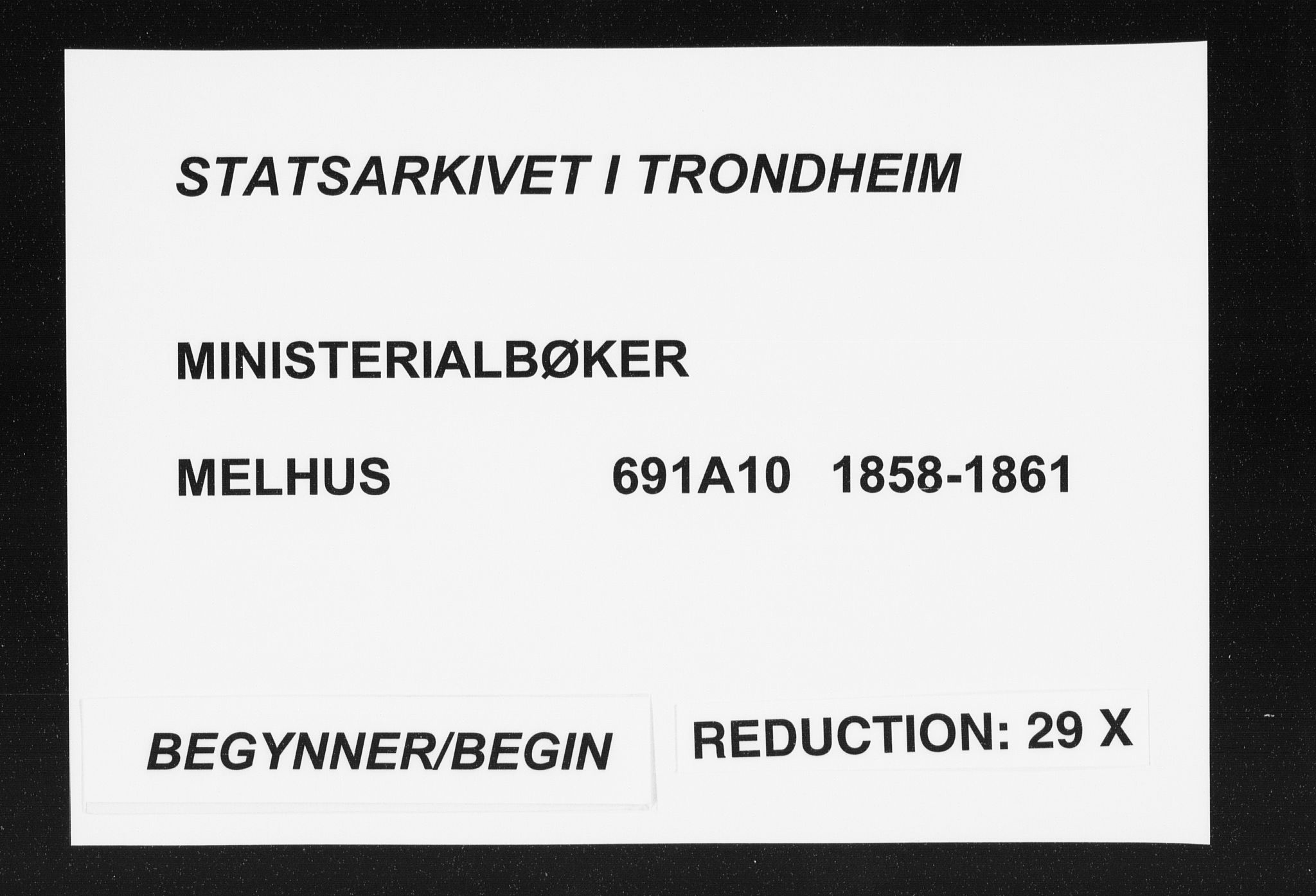 Ministerialprotokoller, klokkerbøker og fødselsregistre - Sør-Trøndelag, AV/SAT-A-1456/691/L1078: Parish register (official) no. 691A10, 1858-1861