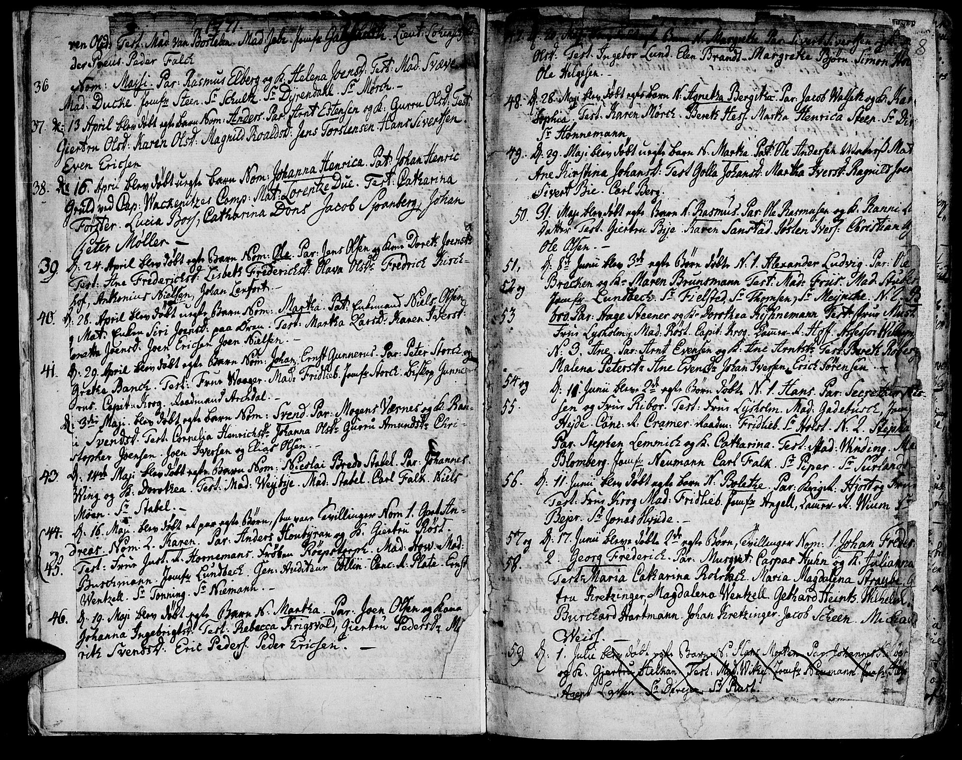 Ministerialprotokoller, klokkerbøker og fødselsregistre - Sør-Trøndelag, SAT/A-1456/601/L0039: Parish register (official) no. 601A07, 1770-1819, p. 8