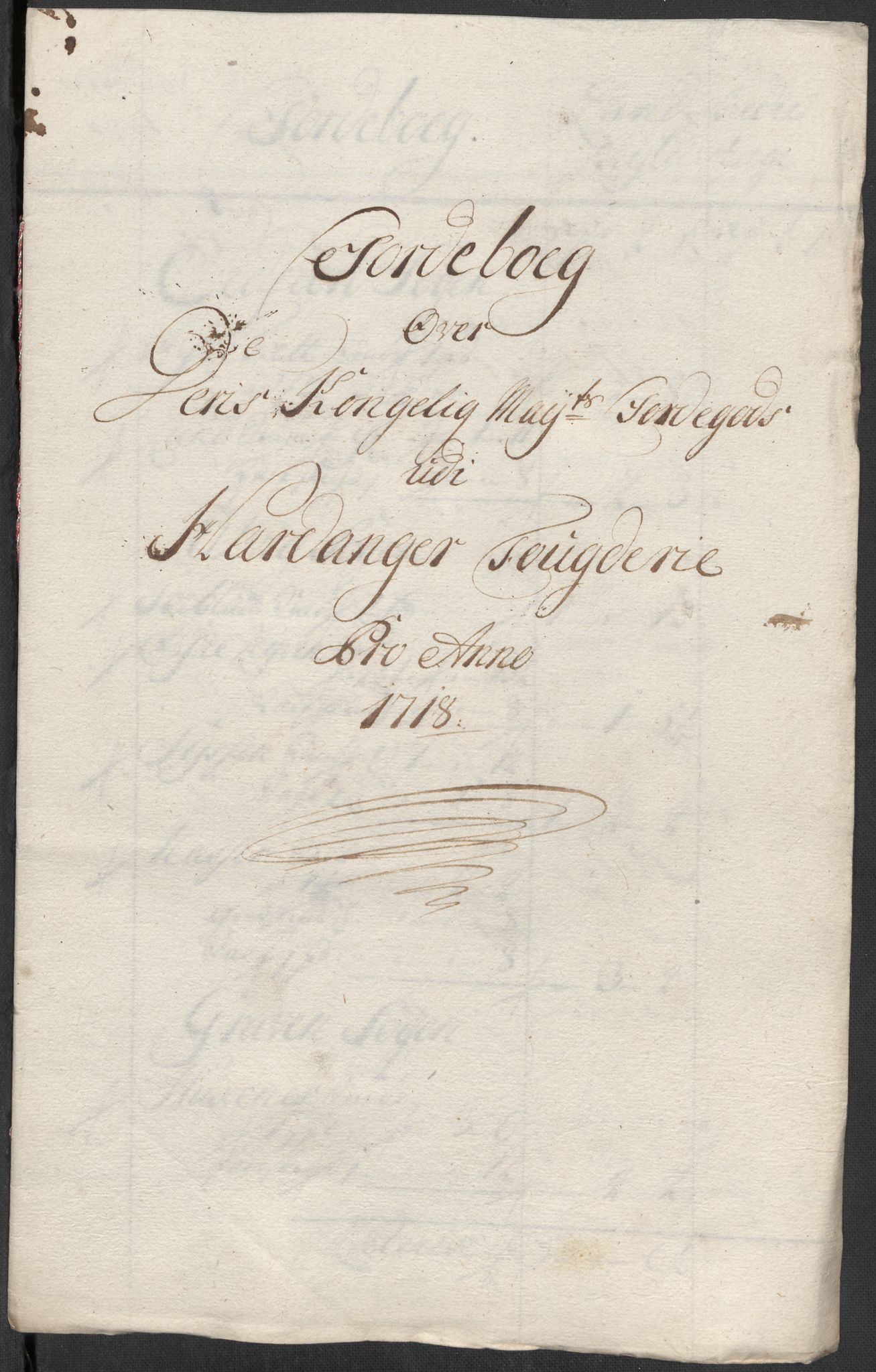 Rentekammeret inntil 1814, Reviderte regnskaper, Fogderegnskap, RA/EA-4092/R48/L2995: Fogderegnskap Sunnhordland og Hardanger, 1718, p. 173